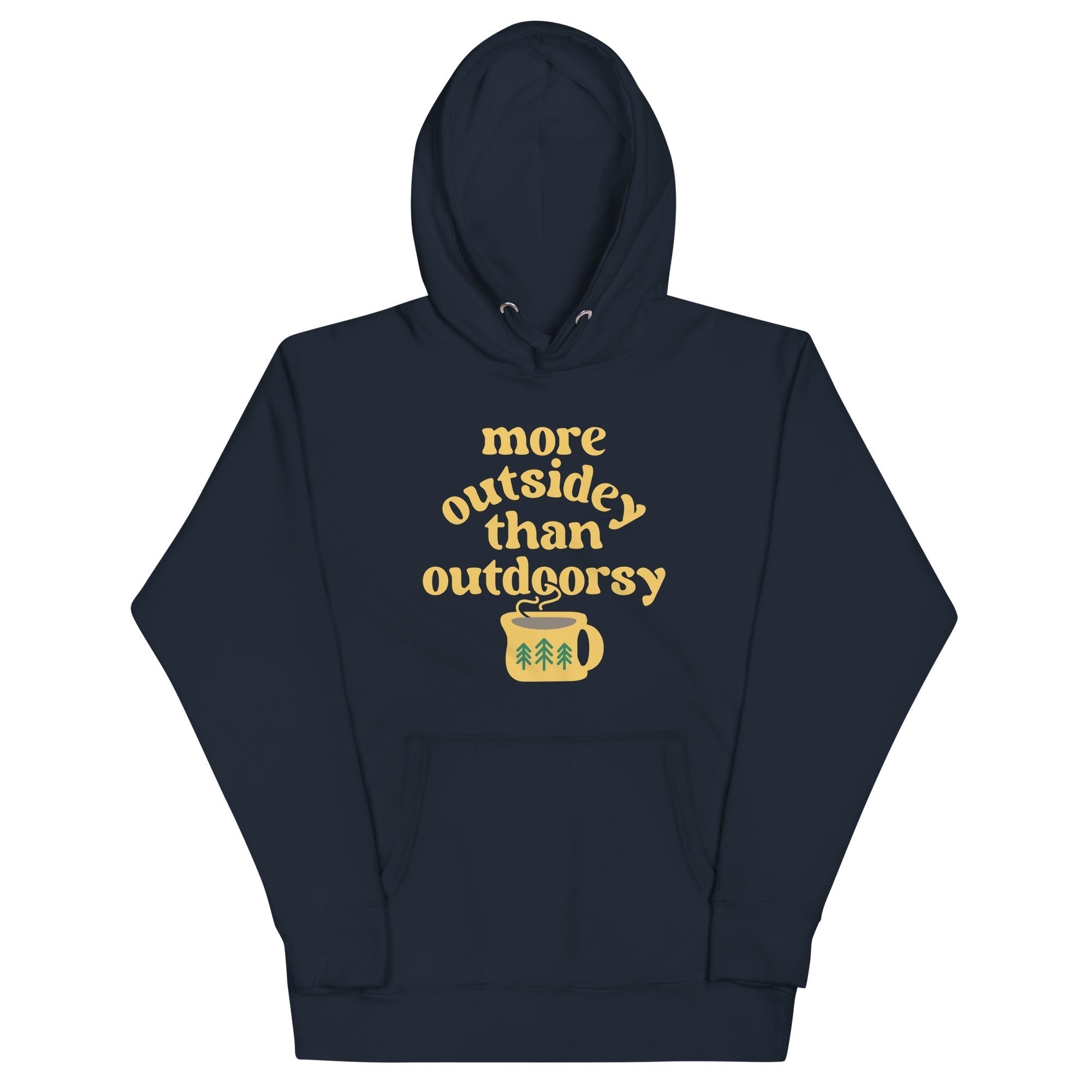 More Outsidey Than Outdoorsy Unisex Hoodie T-Shirts, Sweatshirt | PureTeeCo.com (Image 3)