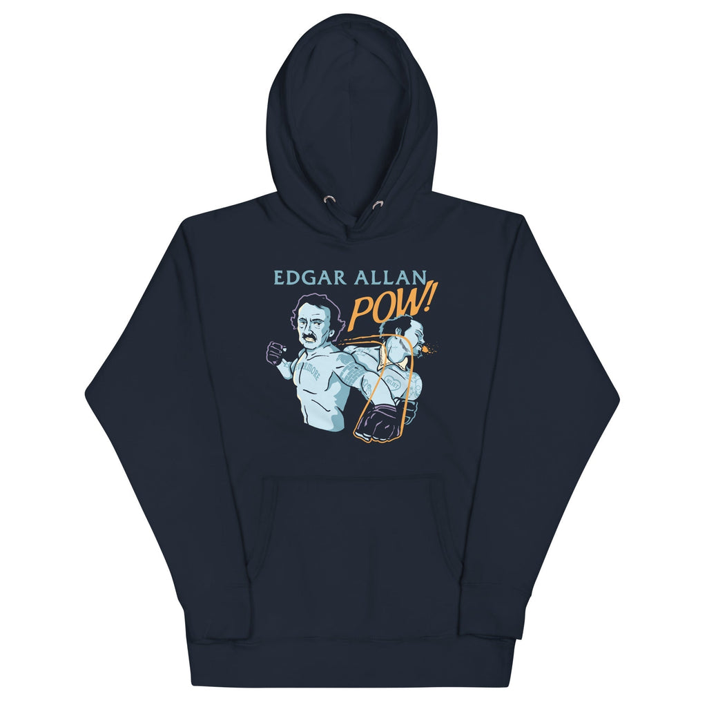 Edgar Allan Pow! Unisex Hoodie T-Shirts, Sweatshirt | PureTeeCo.com (Image 1)