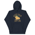 Keep Calm And Capy On Unisex Hoodie T-Shirts, Sweatshirt | PureTeeCo.com (Image 1)