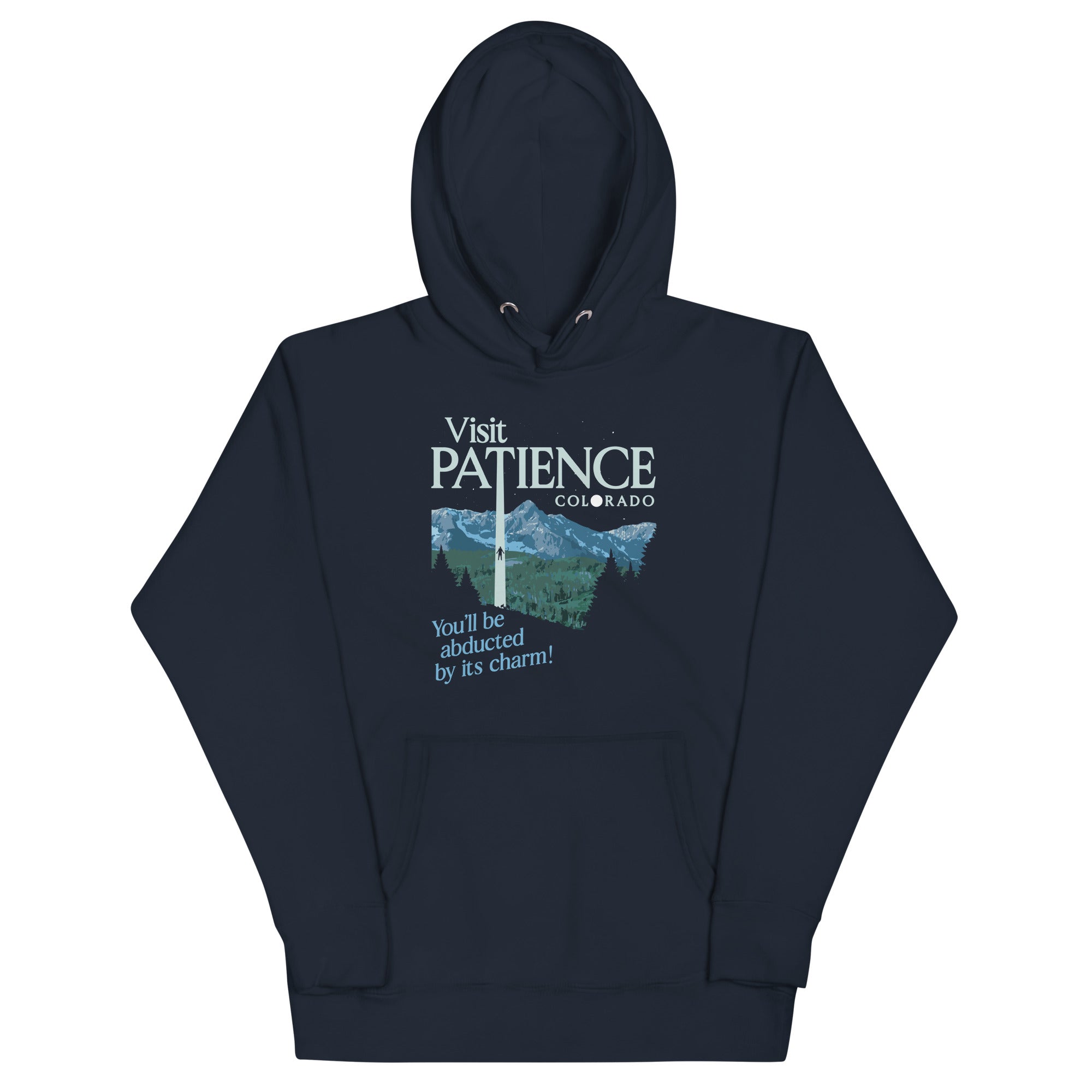 Visit Patience Colorado Unisex Hoodie T-Shirts, Sweatshirt | PureTeeCo.com (Image 1)