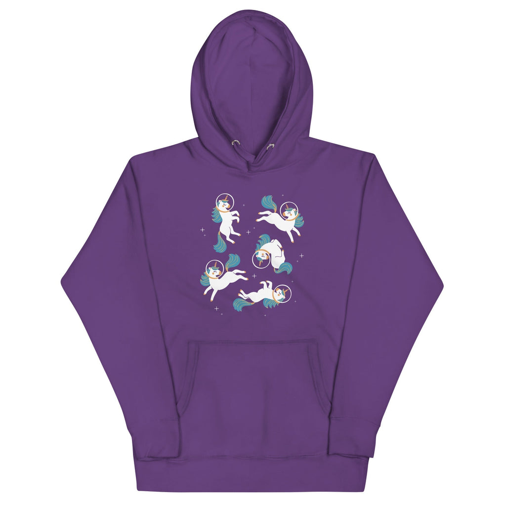 Unicorns In Space Unisex Hoodie T-Shirts, Sweatshirt | PureTeeCo.com (Image 5)