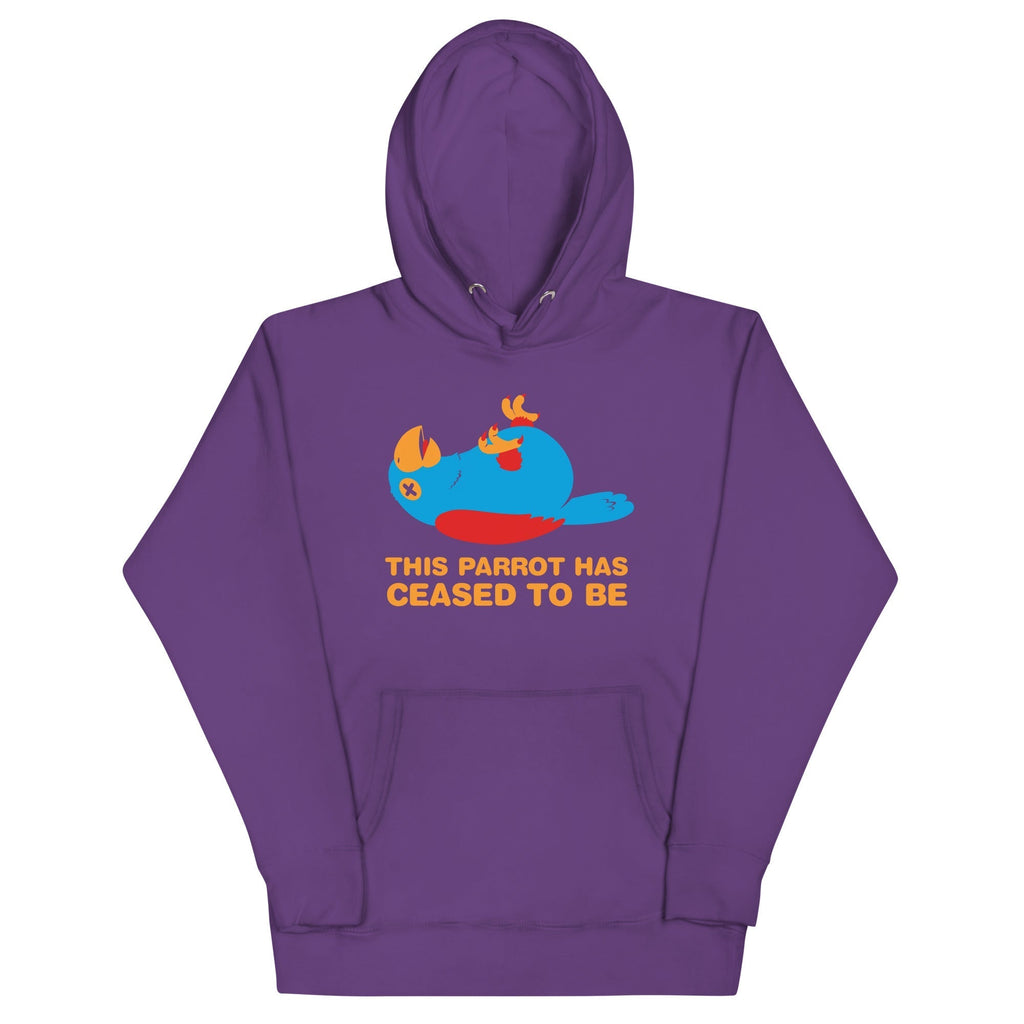 This Parrot Has Ceased To Be Unisex Hoodie T-Shirts, Sweatshirt | PureTeeCo.com (Image 5)