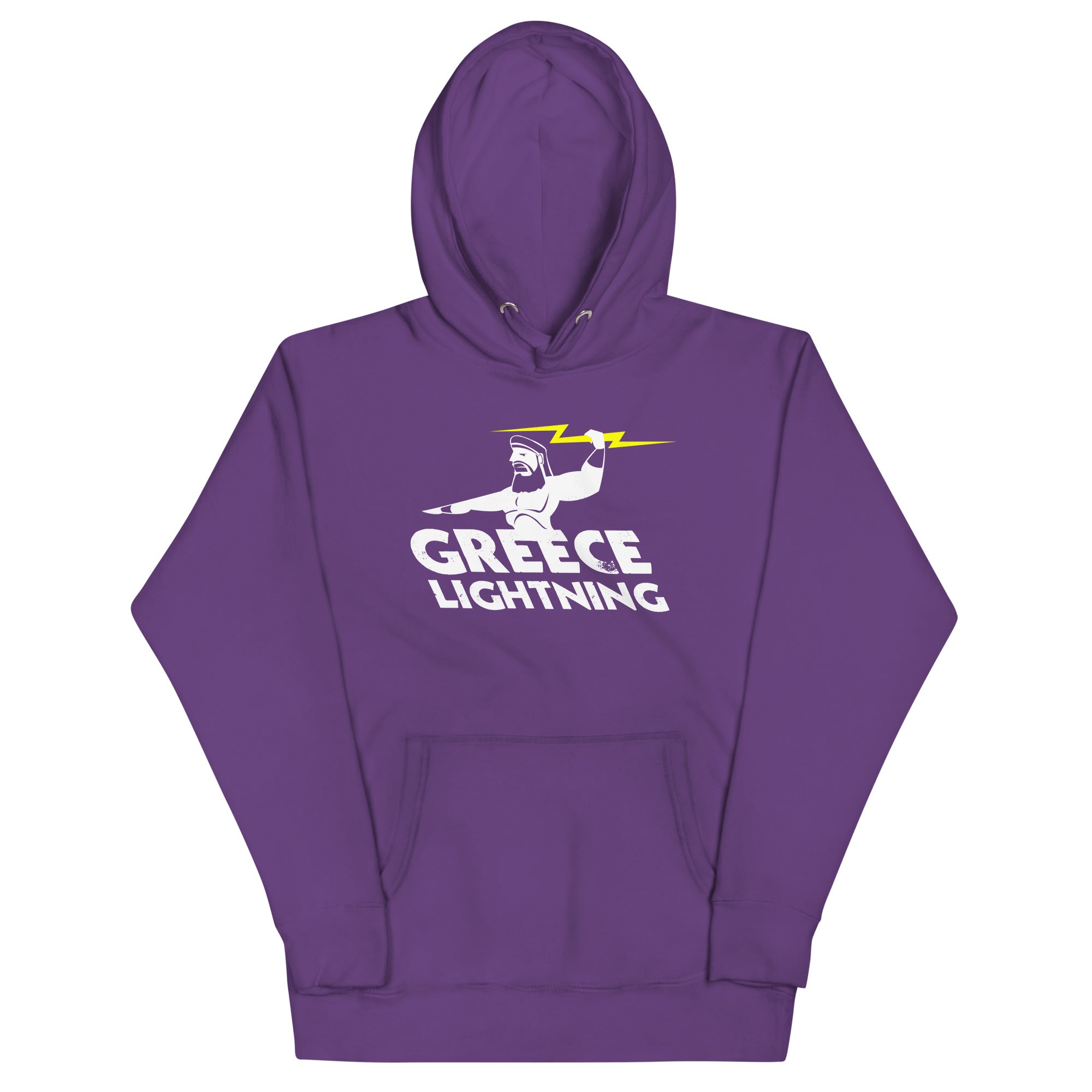 Greece Lightning Unisex Hoodie T-Shirts, Sweatshirt | PureTeeCo.com (Image 4)
