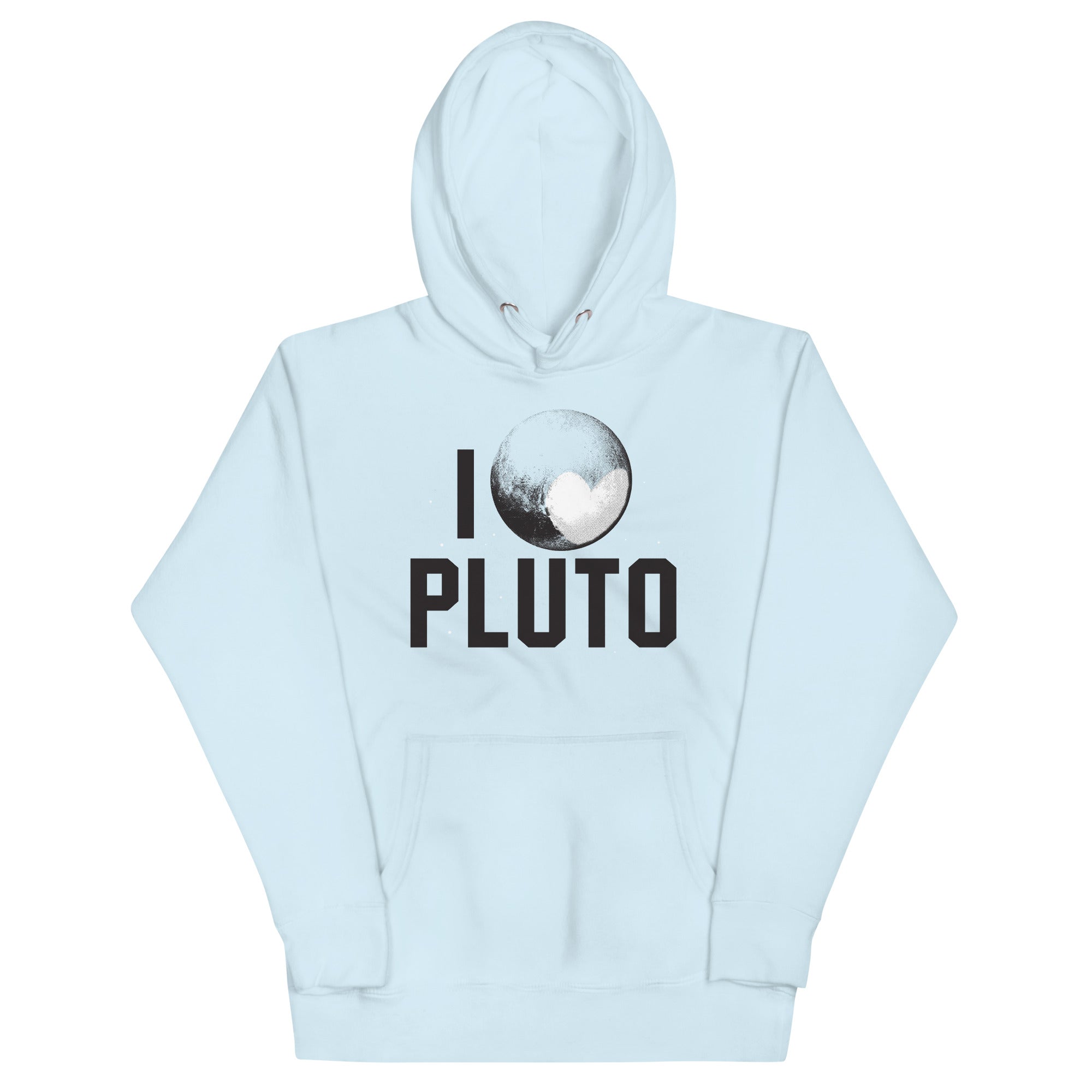 I Heart Pluto Unisex Hoodie T-Shirts, Sweatshirt | PureTeeCo.com (Image 3)