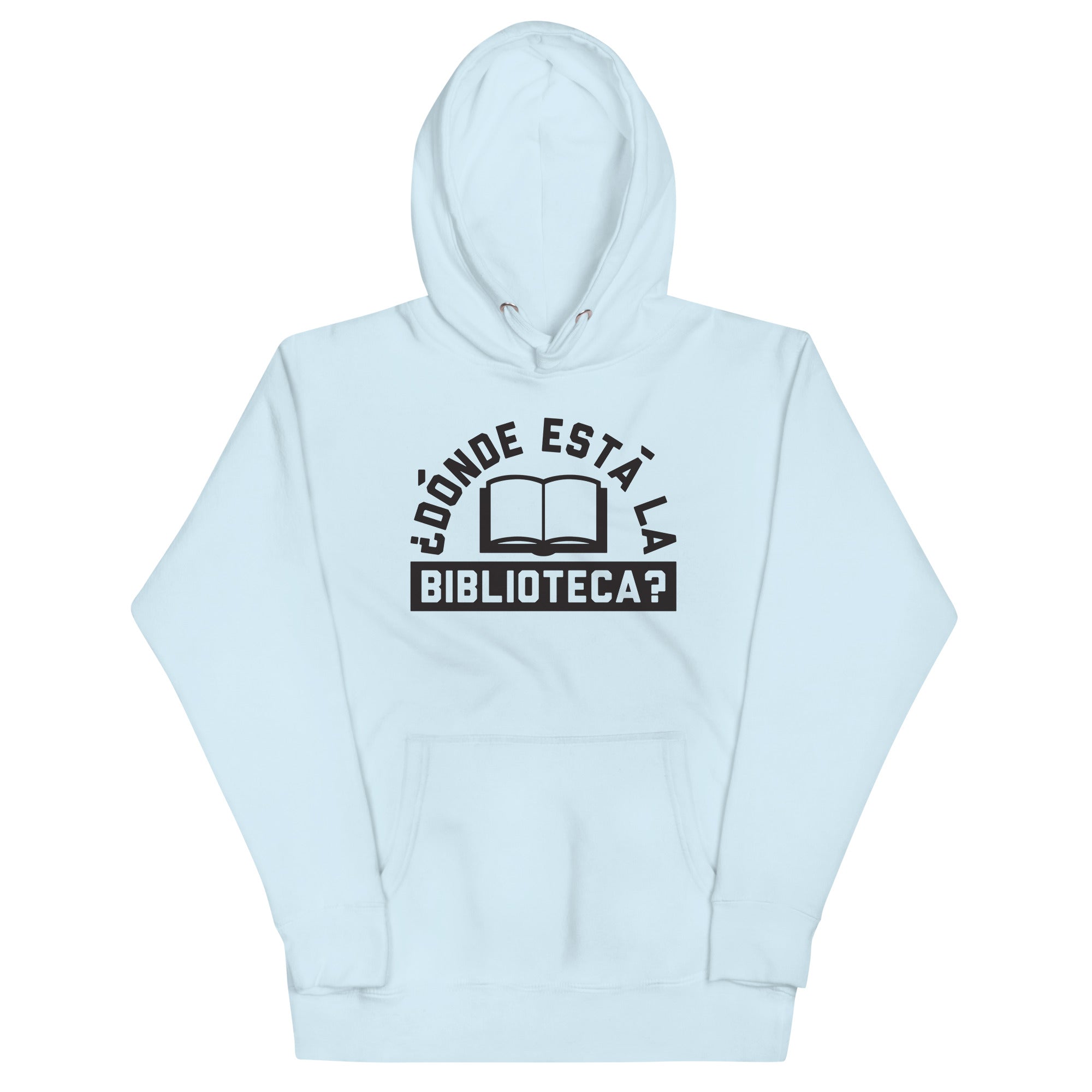 Donde Esta La Biblioteca? Unisex Hoodie T-Shirts, Sweatshirt | PureTeeCo.com (Image 3)
