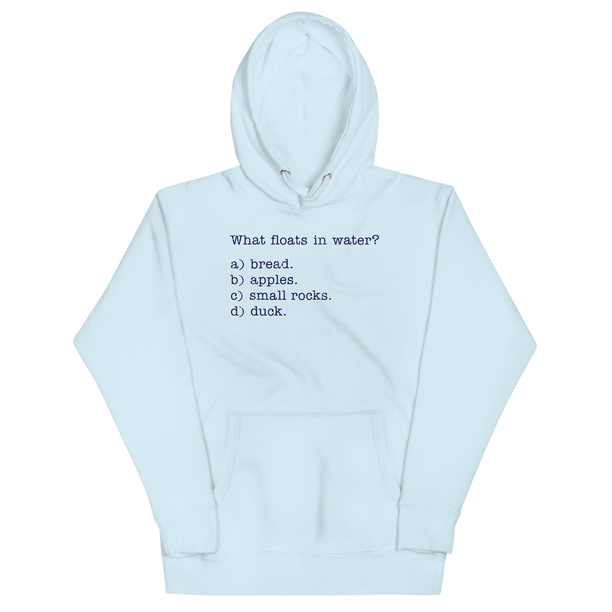 What Floats In Water? Unisex Hoodie T-Shirts, Sweatshirt | PureTeeCo.com (Image 3)