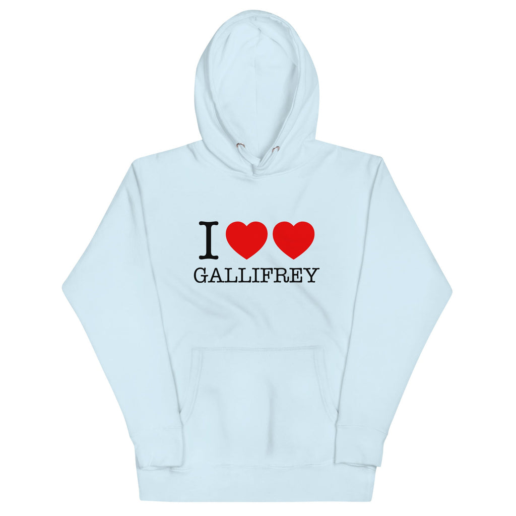 I Heart Heart Gallifrey Unisex Hoodie T-Shirts, Sweatshirt | PureTeeCo.com (Image 4)