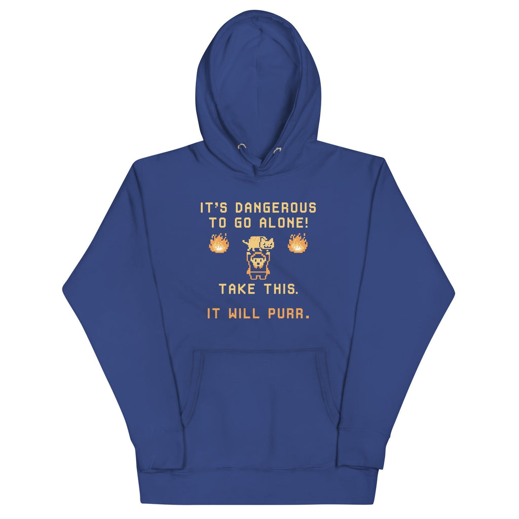 It's Dangerous To Go Alone Unisex Hoodie T-Shirts, Sweatshirt | PureTeeCo.com (Image 4)