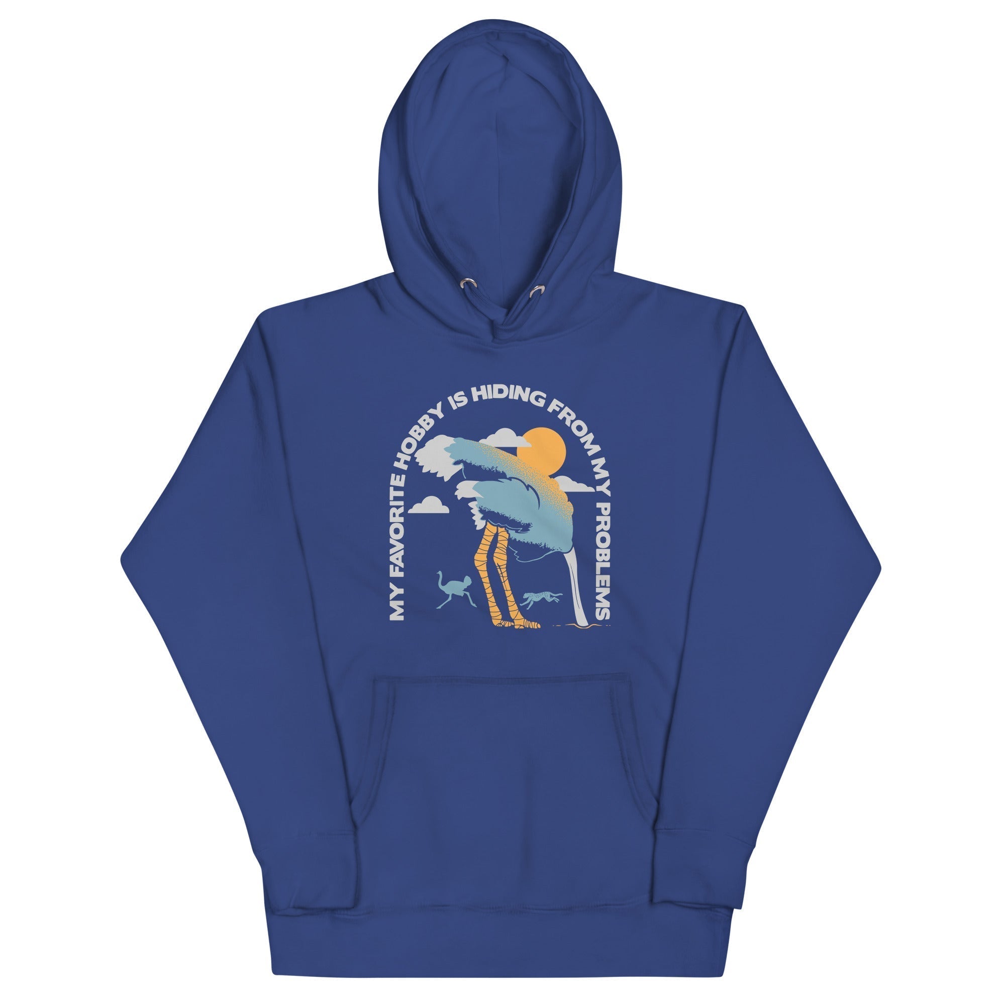 My Favorite Hobby Is Hiding From My Problems Unisex Hoodie T-Shirts, Sweatshirt | PureTeeCo.com (Image 4)