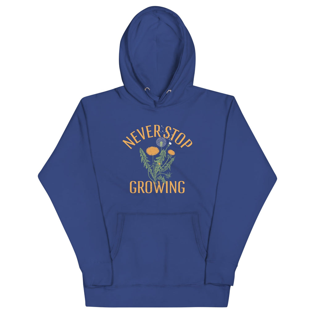 Never Stop Growing Unisex Hoodie T-Shirts, Sweatshirt | PureTeeCo.com (Image 4)