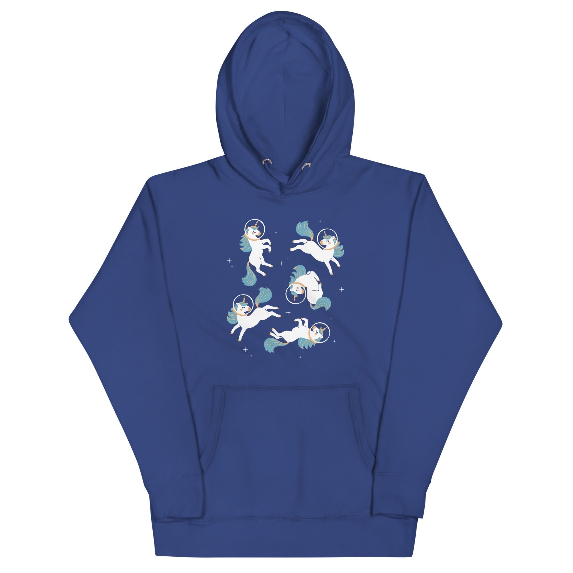 Unicorns In Space Unisex Hoodie T-Shirts, Sweatshirt | PureTeeCo.com (Image 4)