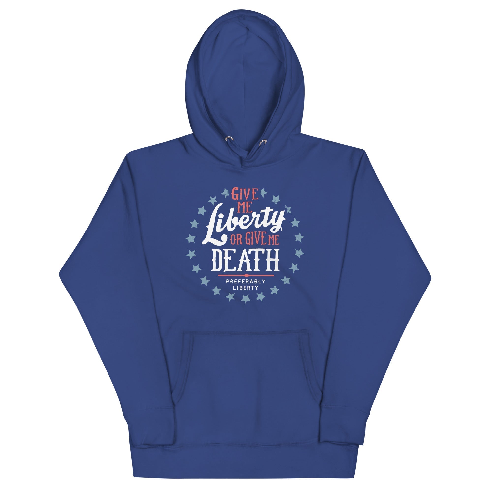 Liberty Or Death, Preferably Liberty Unisex Hoodie T-Shirts, Sweatshirt | PureTeeCo.com (Image 3)