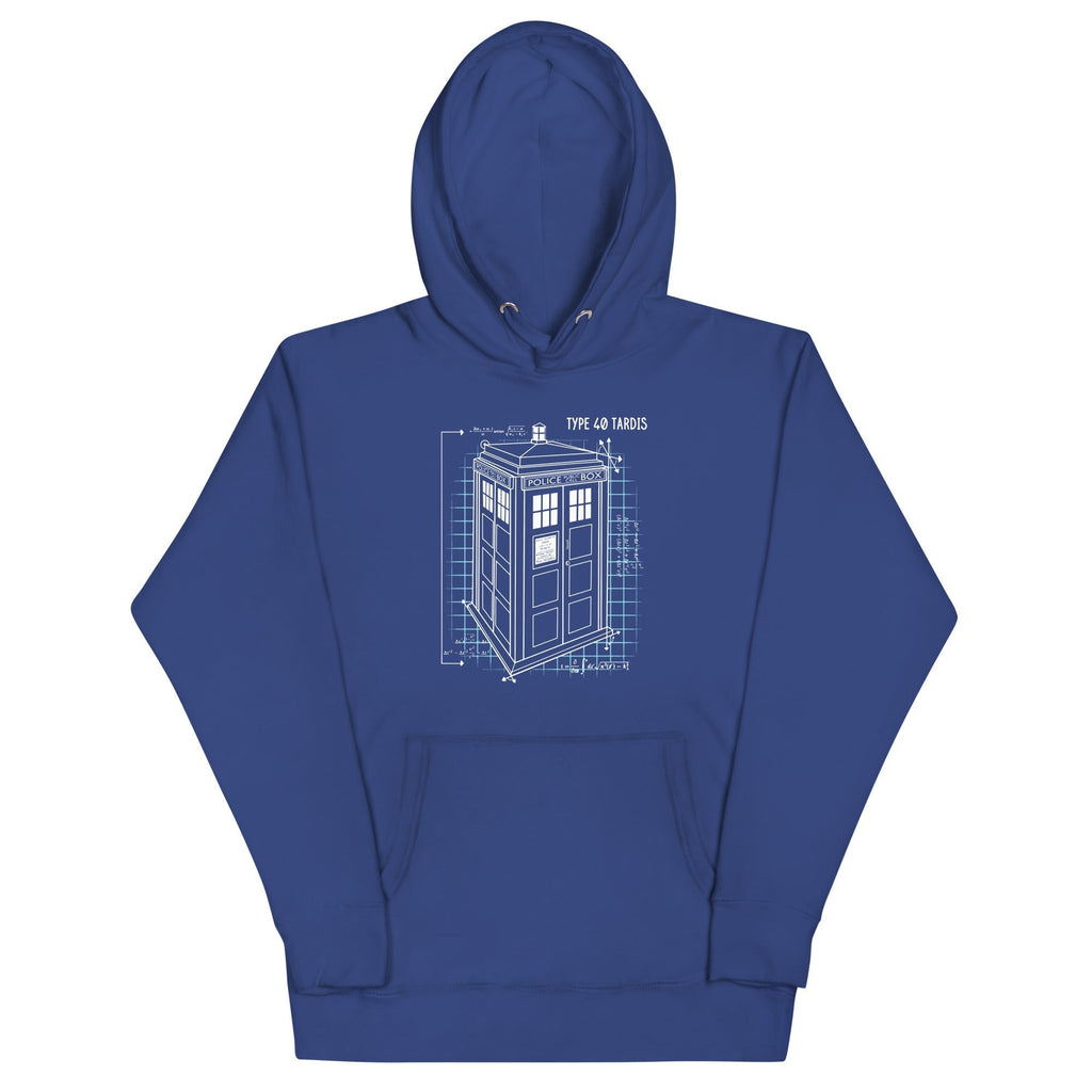 Type 40 Tardis Unisex Hoodie T-Shirts, Sweatshirt | PureTeeCo.com (Image 1)