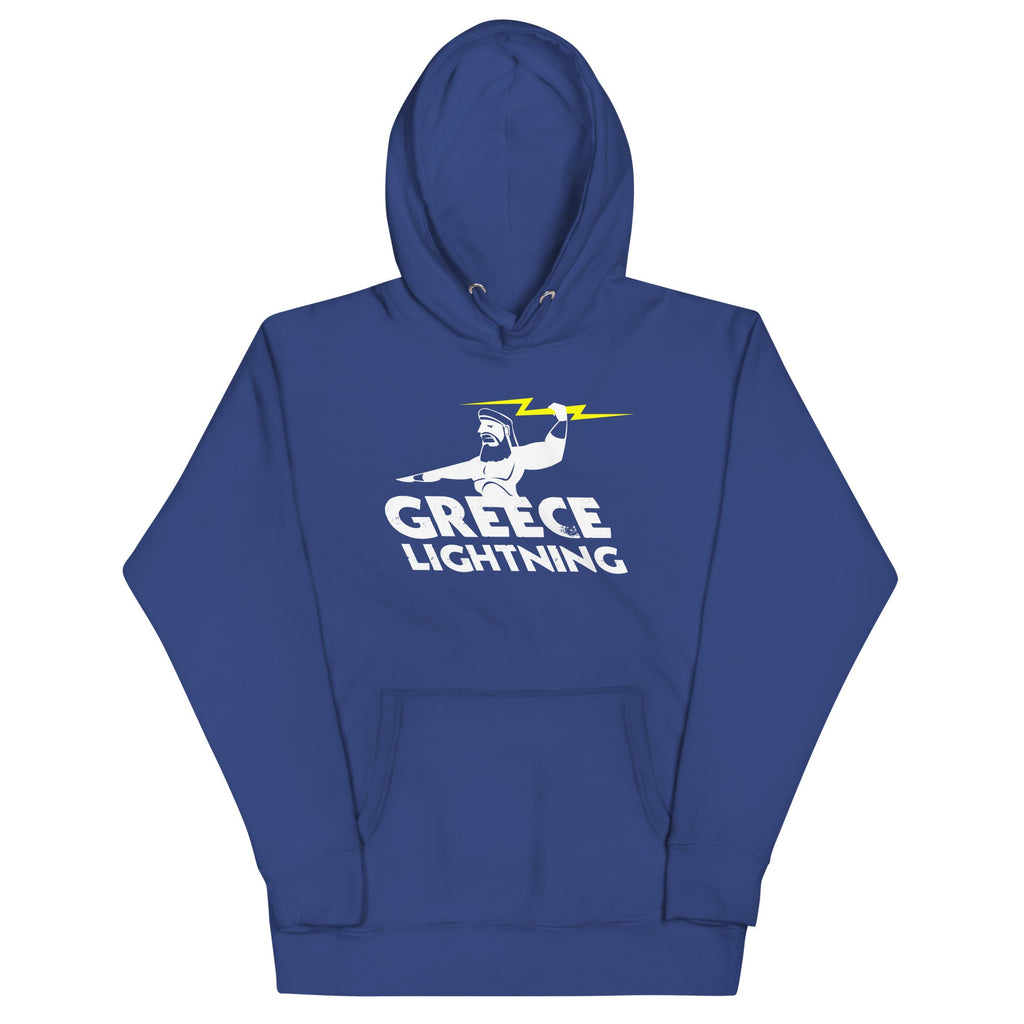 Greece Lightning Unisex Hoodie T-Shirts, Sweatshirt | PureTeeCo.com (Image 1)