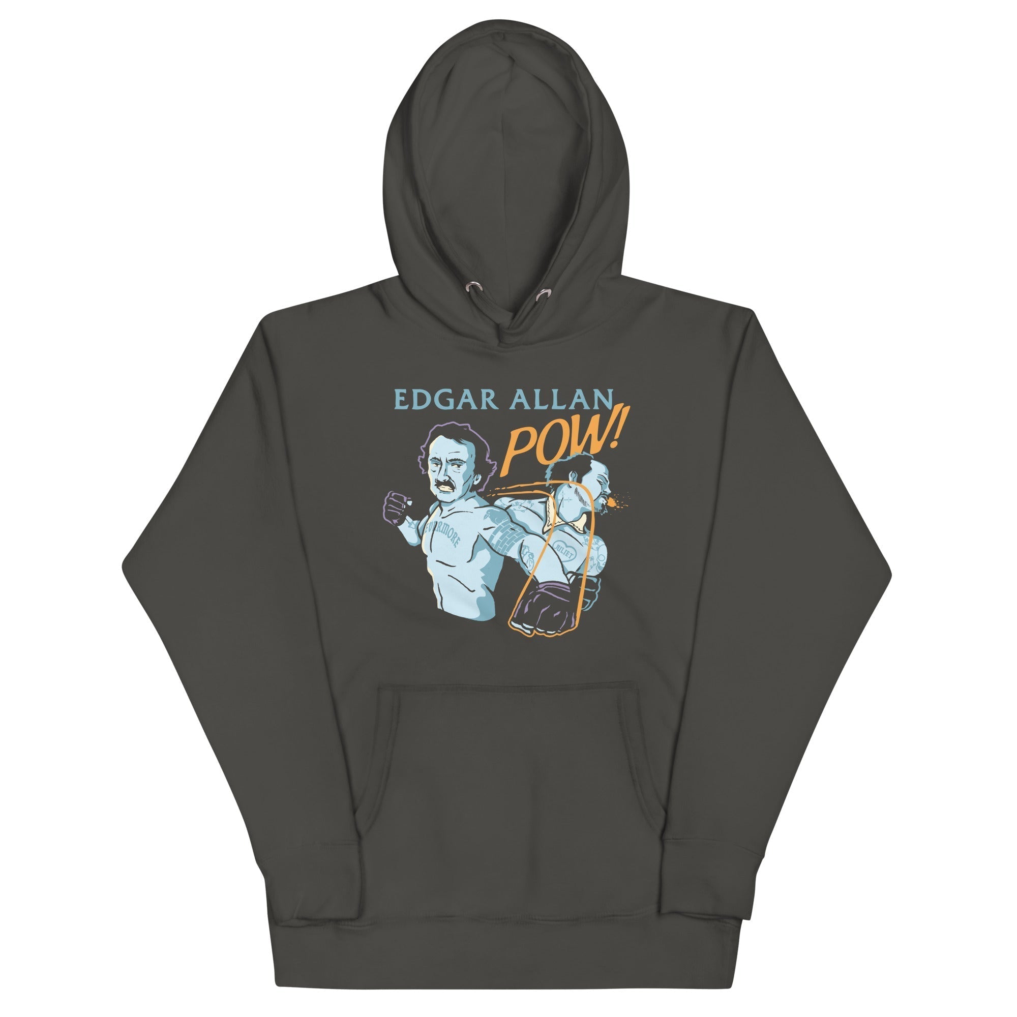 Edgar Allan Pow! Unisex Hoodie T-Shirts, Sweatshirt | PureTeeCo.com (Image 4)