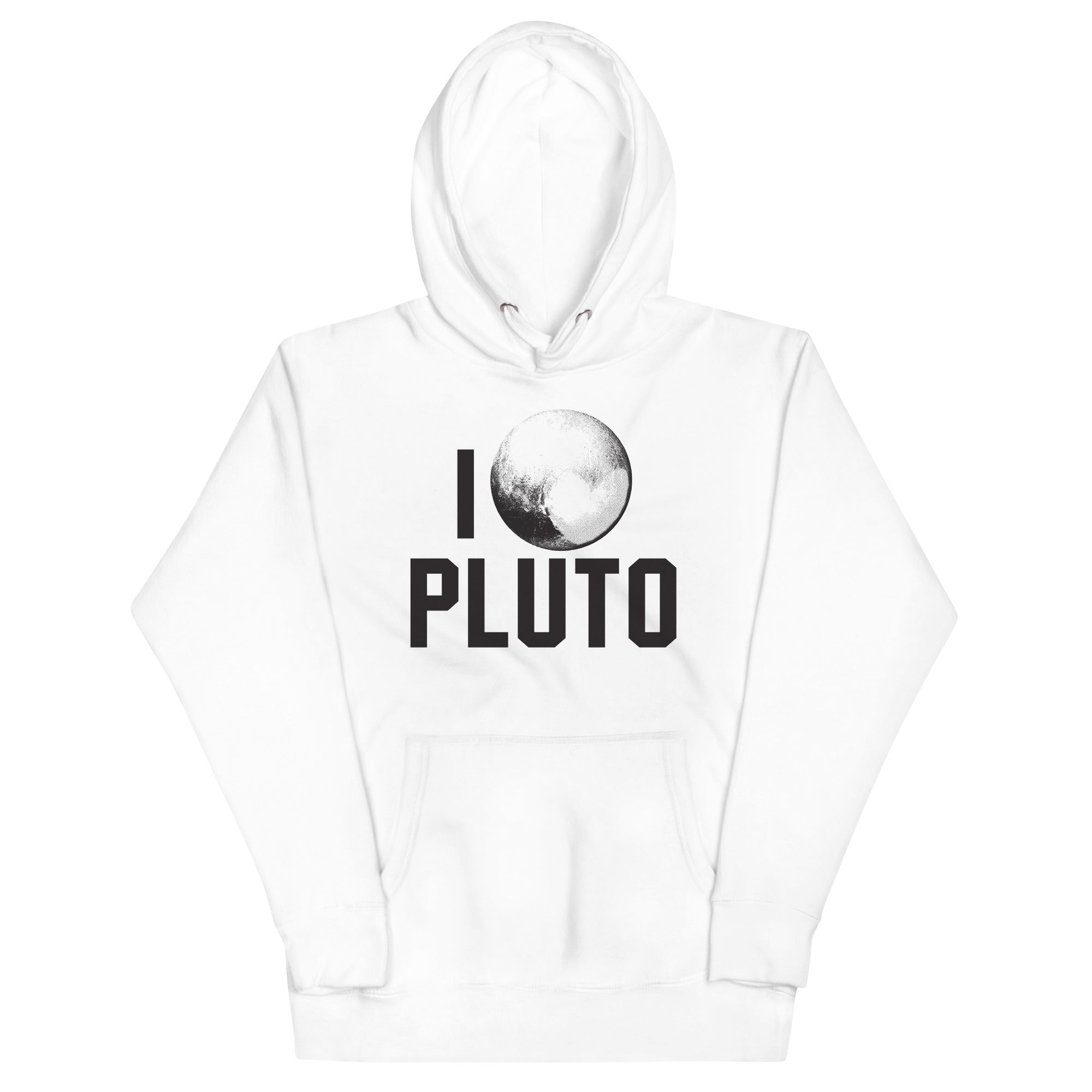 I Heart Pluto Unisex Hoodie T-Shirts, Sweatshirt | PureTeeCo.com (Image 4)