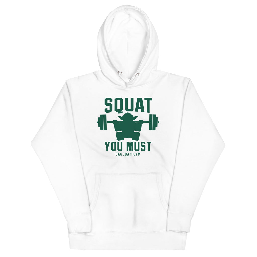 Squat You Must Unisex Hoodie T-Shirts, Sweatshirt | PureTeeCo.com (Image 3)