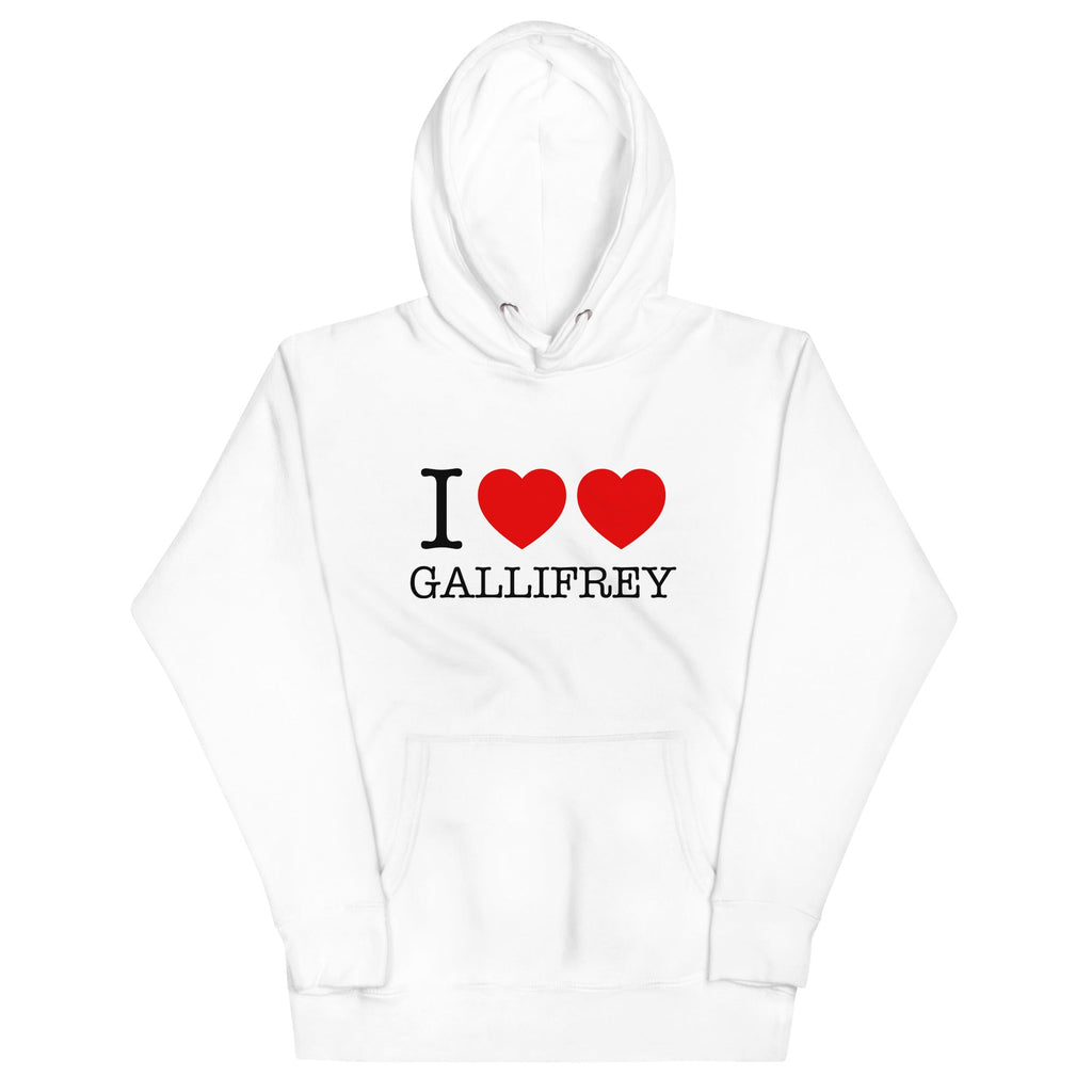 I Heart Heart Gallifrey Unisex Hoodie T-Shirts, Sweatshirt | PureTeeCo.com (Image 1)