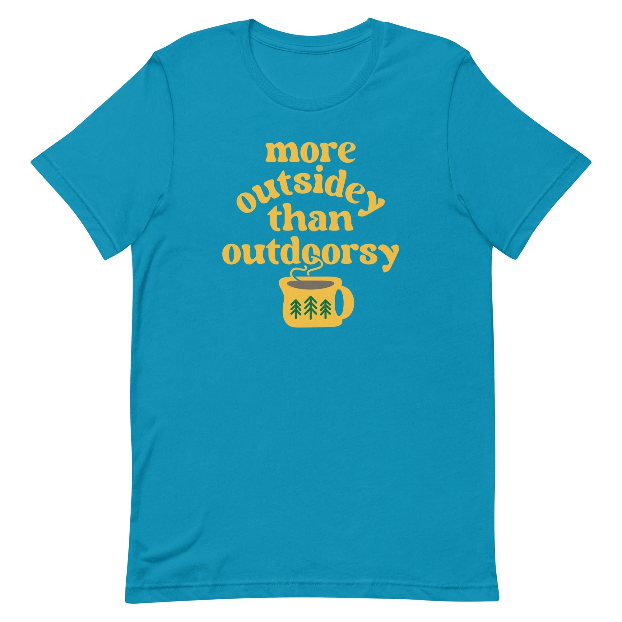More Outsidey Than Outdoorsy Men's Signature Tee Hoodie, Sweatshirt | PureTeeCo.com (Image 5)