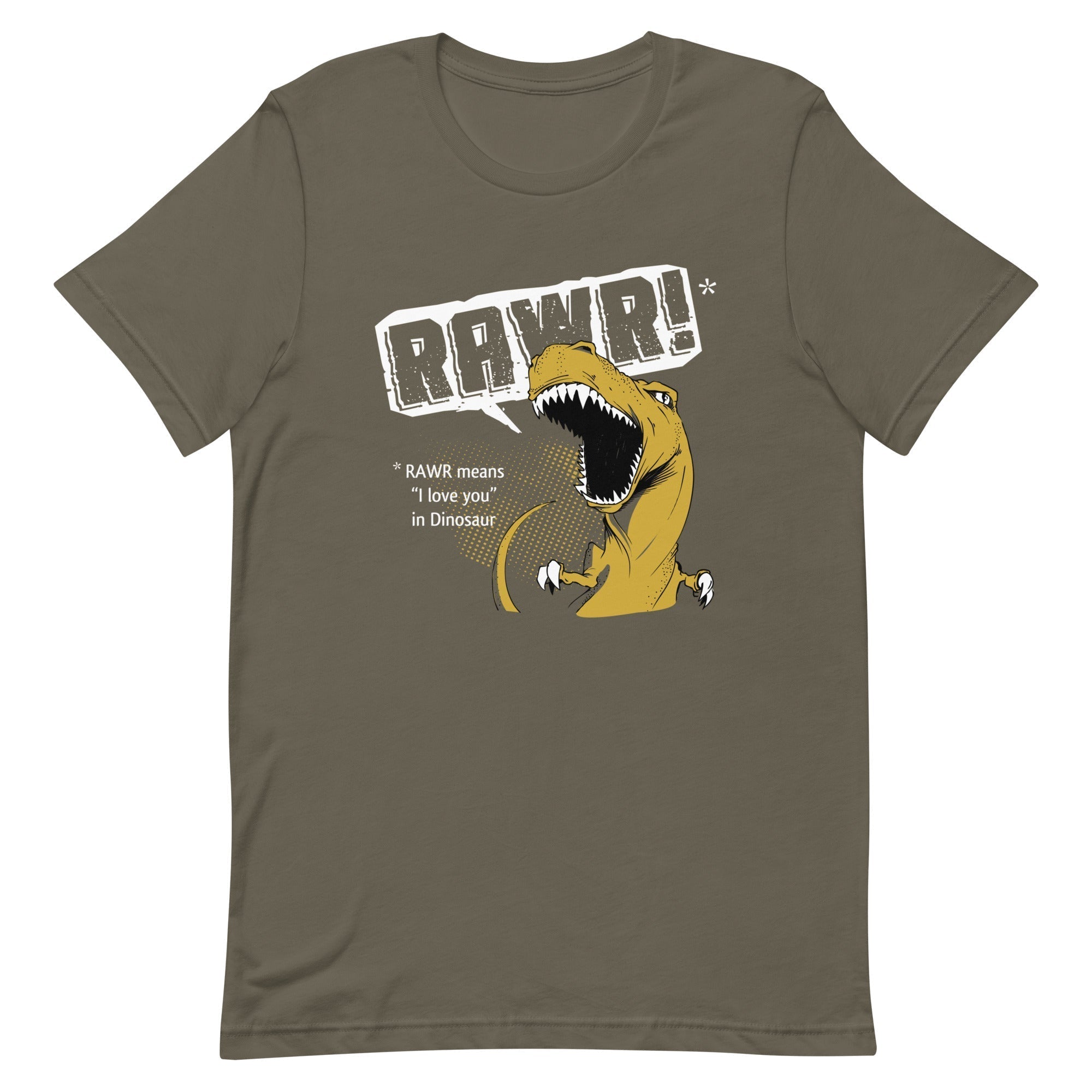 Rawr Means I Love You Men's Signature Tee Hoodie, Sweatshirt | PureTeeCo.com (Image 4)