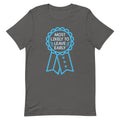 Most Likely To Leave Early Men's Signature Tee Hoodie, Sweatshirt | PureTeeCo.com (Image 1)