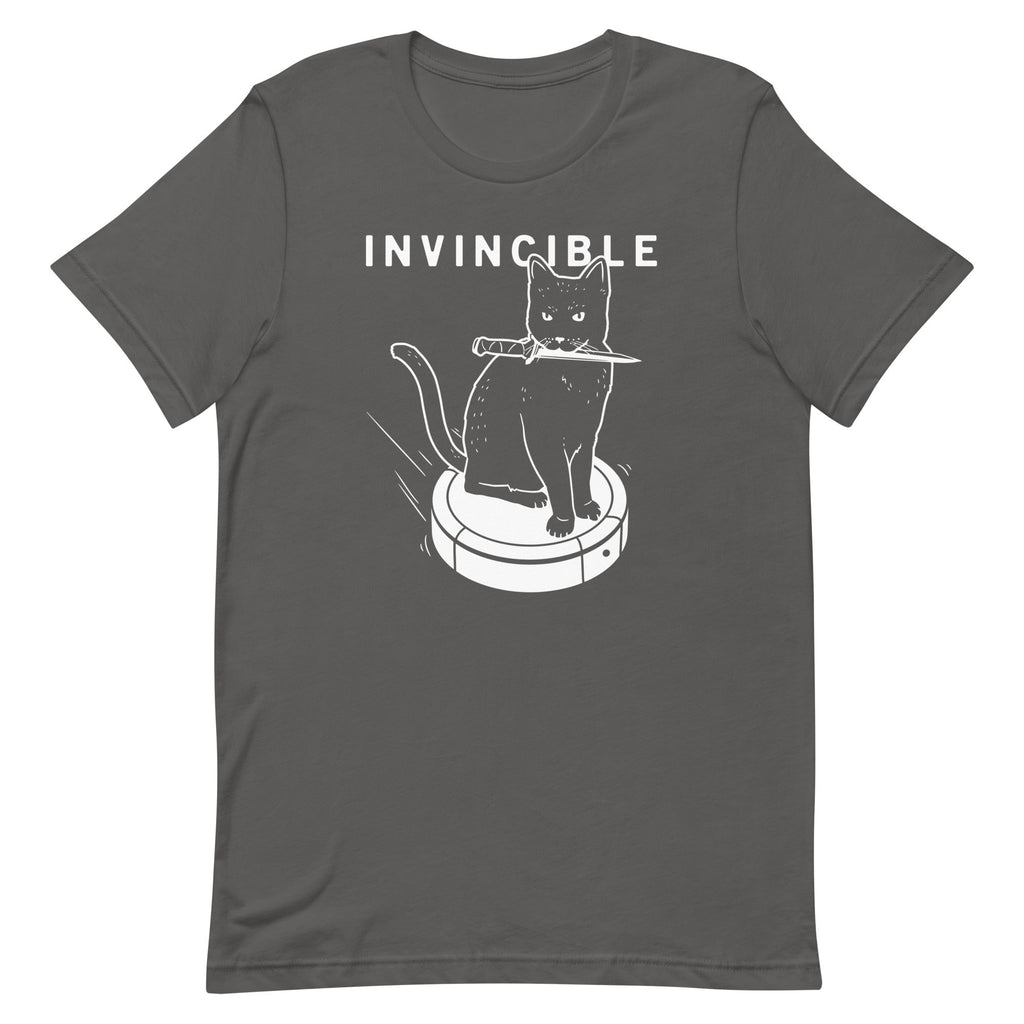 Invincible Cat Men's Signature Tee Hoodie, Sweatshirt | PureTeeCo.com (Image 1)