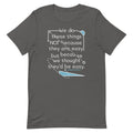 We Do These Things Not Because They Are Easy Men's Signature Tee Hoodie, Sweatshirt | PureTeeCo.com (Image 1)