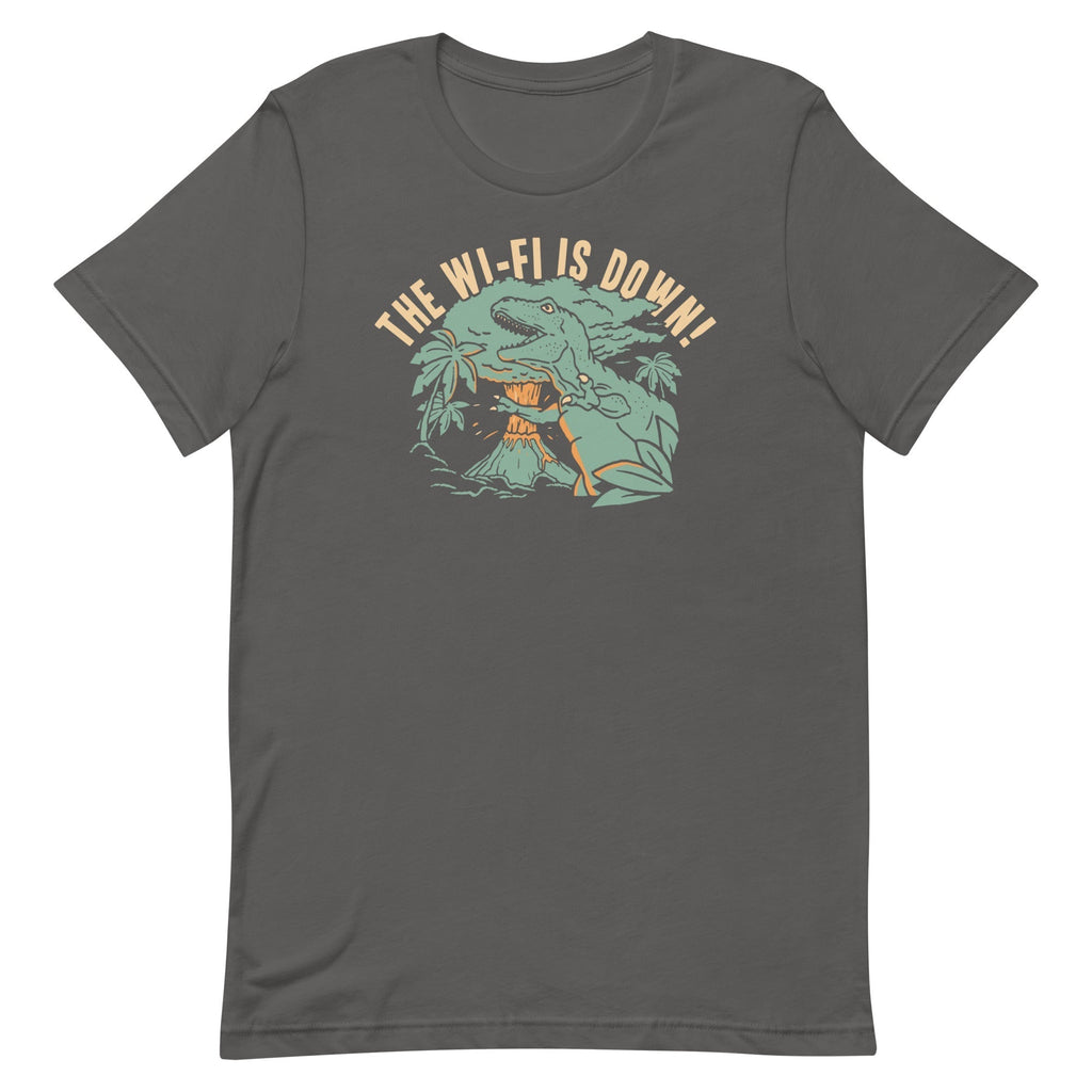 The Wi-Fi Is Down! Men's Signature Tee Hoodie, Sweatshirt | PureTeeCo.com (Image 1)