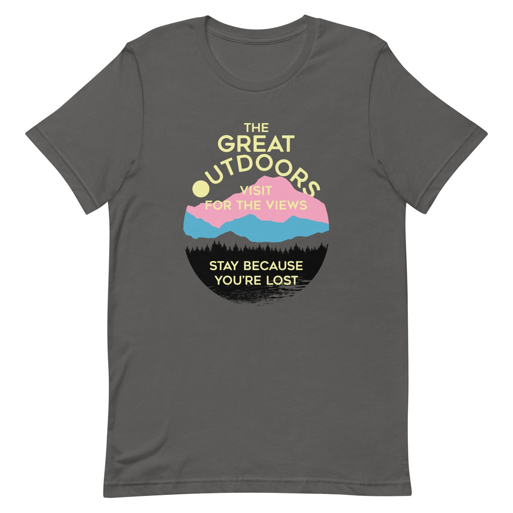 The Great Outdoors Men's Signature Tee Hoodie, Sweatshirt | PureTeeCo.com (Image 2)