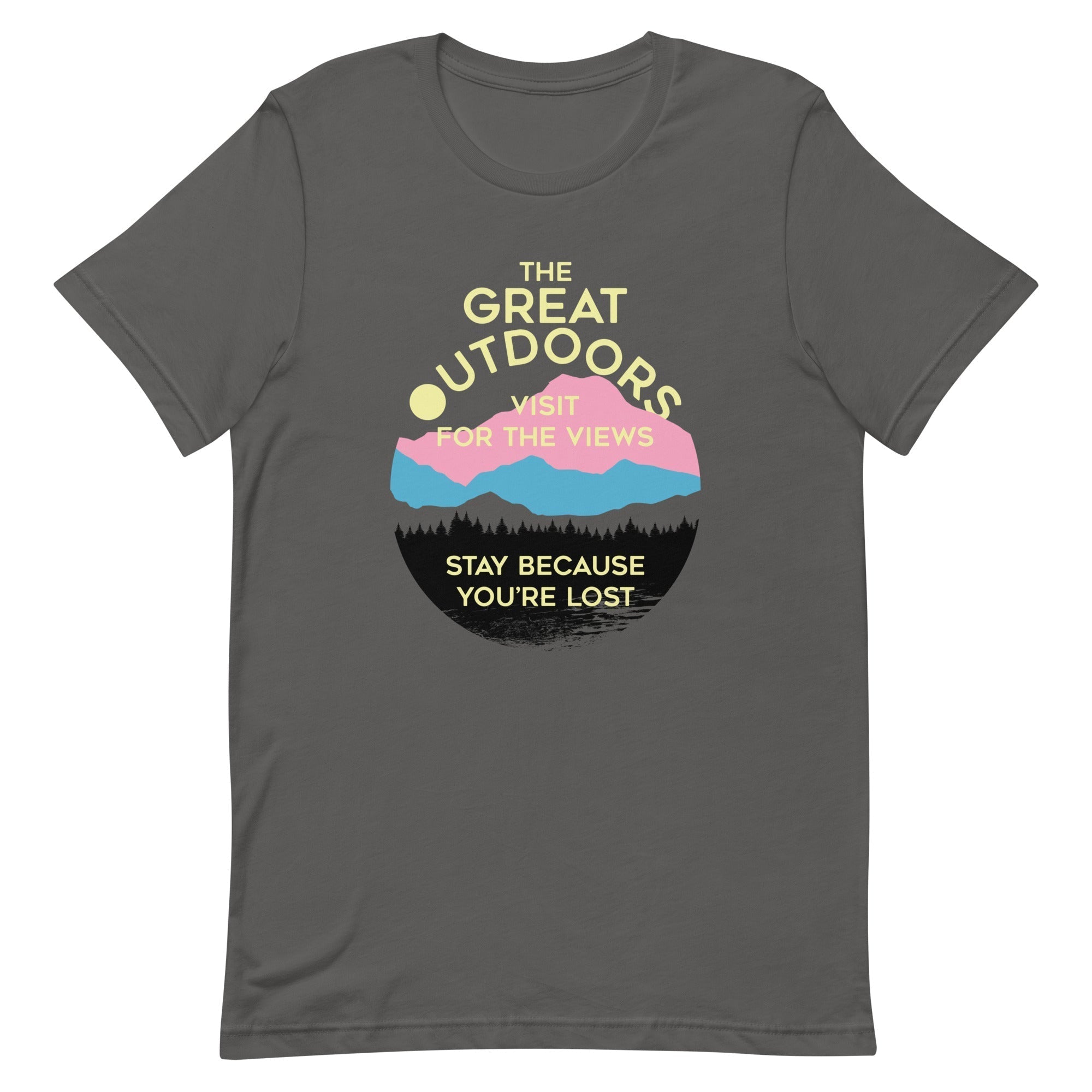 The Great Outdoors Men's Signature Tee Hoodie, Sweatshirt | PureTeeCo.com (Image 2)