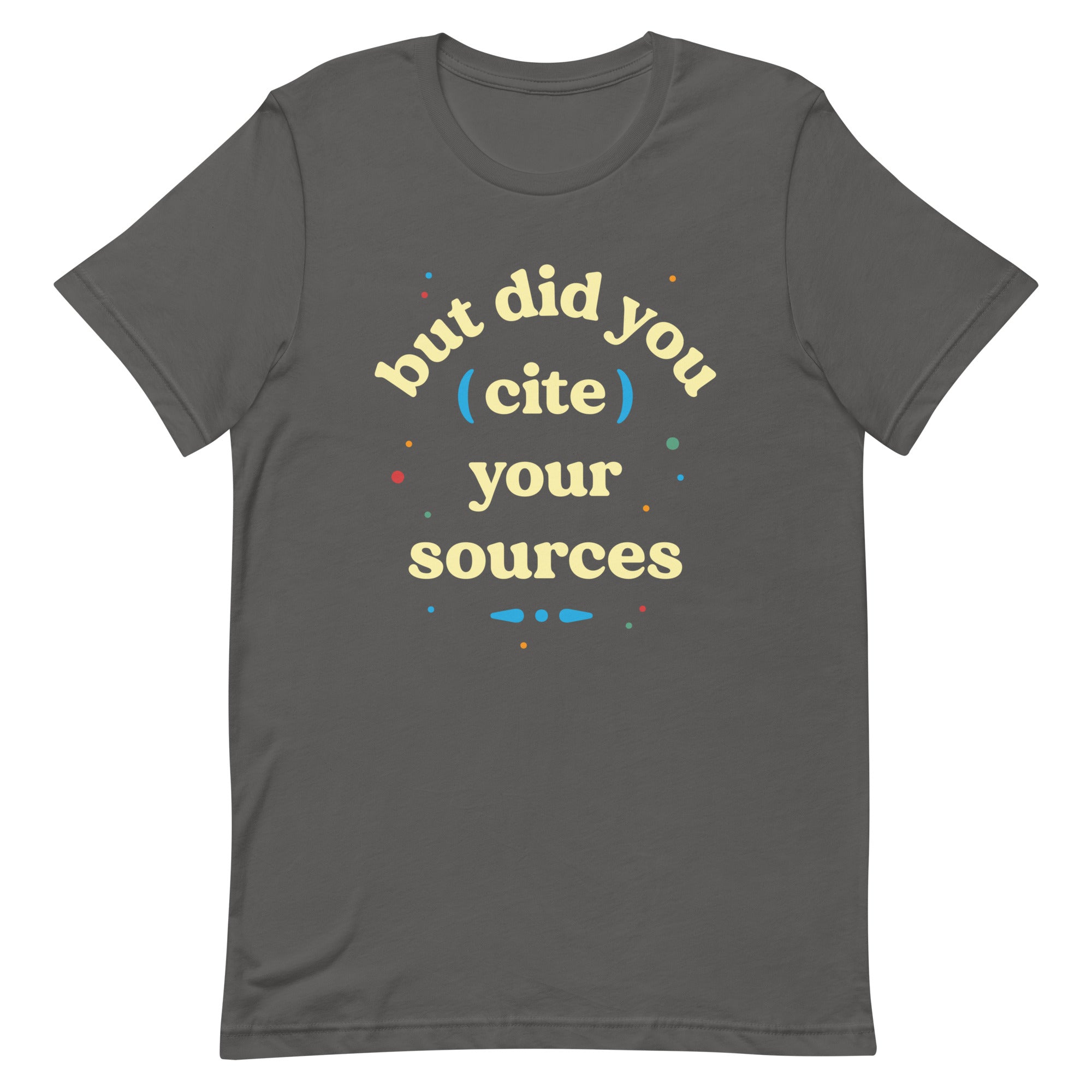 But Did You Cite Your Sources Men's Signature Tee Hoodie, Sweatshirt | PureTeeCo.com (Image 5)
