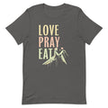 Love Pray Eat Men's Signature Tee Hoodie, Sweatshirt | PureTeeCo.com (Image 1)