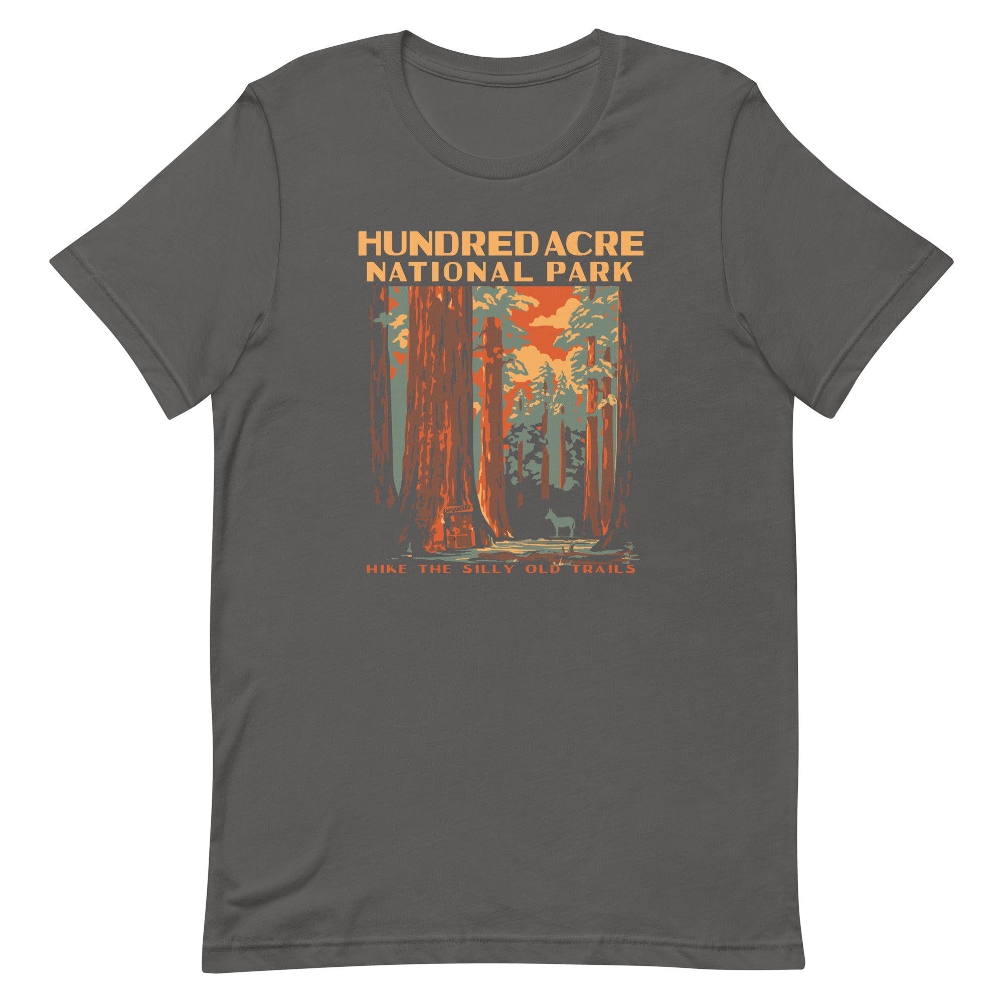 Hundred Acre National Park Men's Signature Tee Hoodie, Sweatshirt | PureTeeCo.com (Image 5)