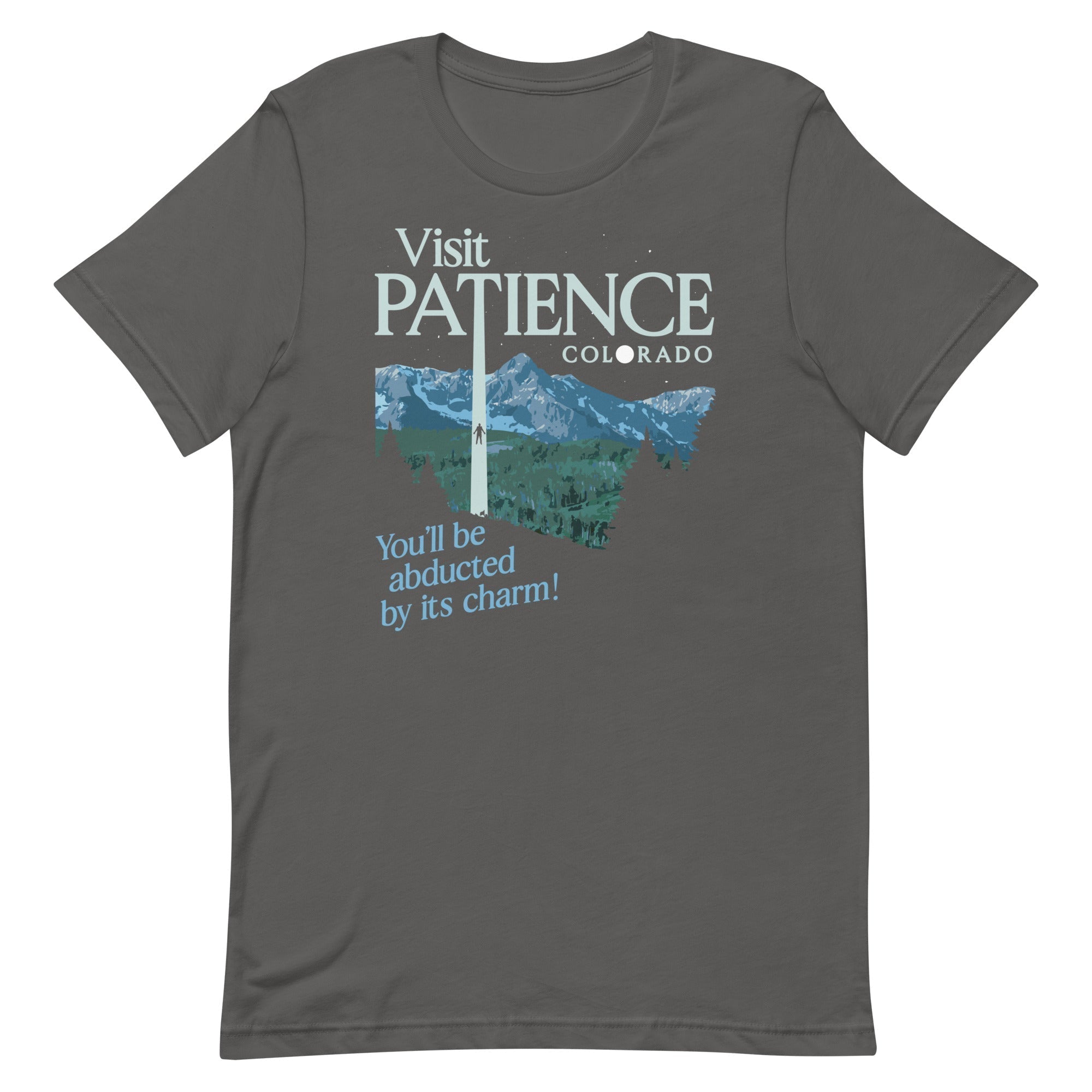 Visit Patience Colorado Men's Signature Tee Hoodie, Sweatshirt | PureTeeCo.com (Image 3)