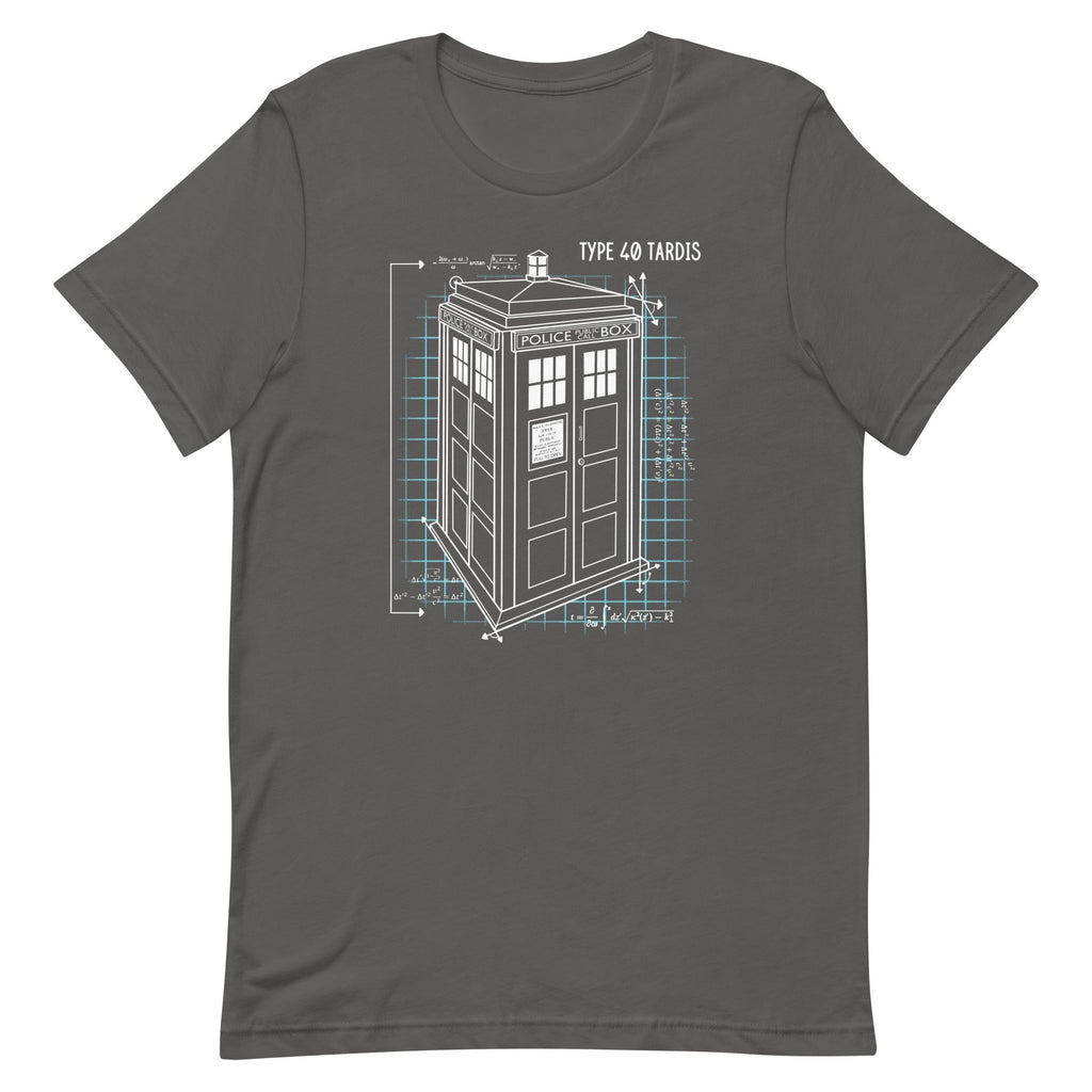 Type 40 Tardis Men's Signature Tee Hoodie, Sweatshirt | PureTeeCo.com (Image 5)