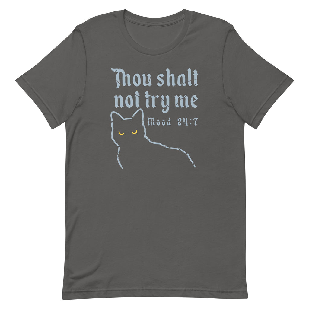 Thou Shalt Not Try Me Men's Signature Tee Hoodie, Sweatshirt | PureTeeCo.com (Image 5)