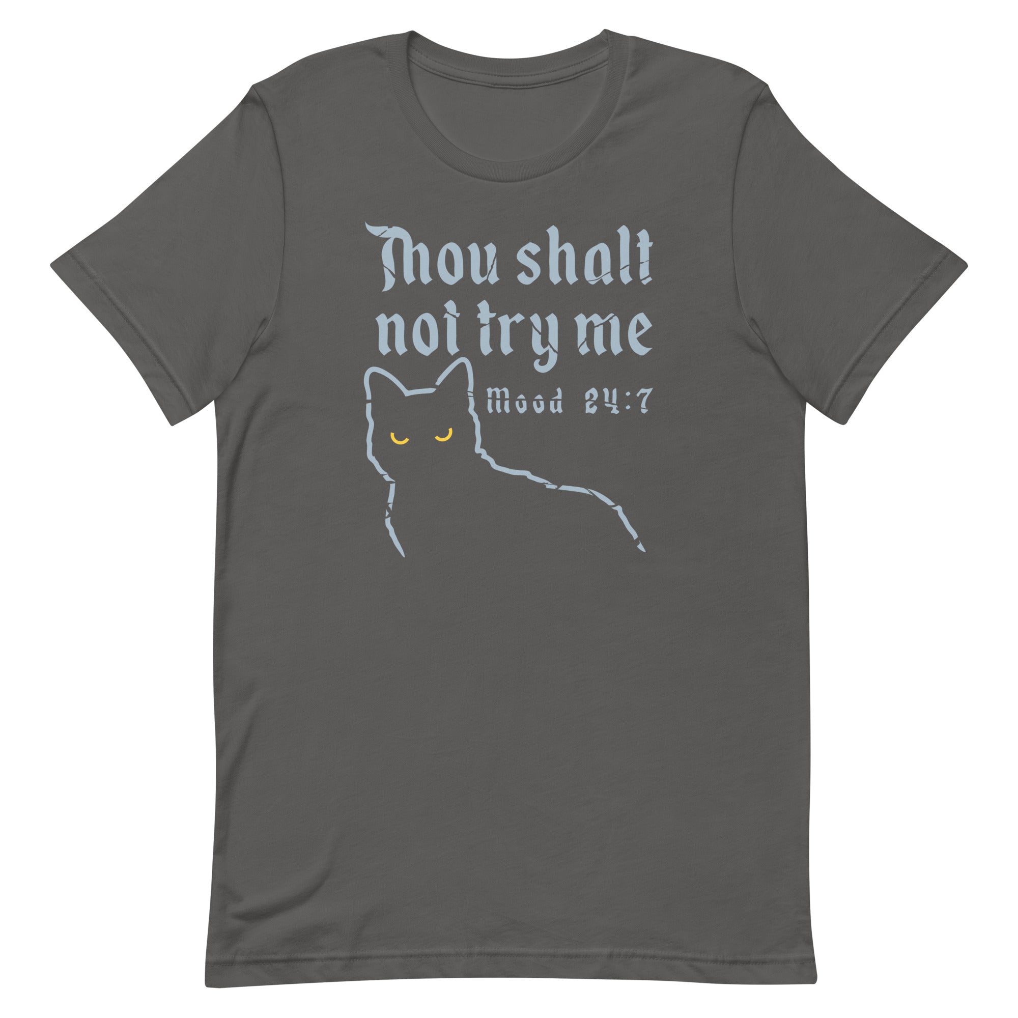Thou Shalt Not Try Me Men's Signature Tee Hoodie, Sweatshirt | PureTeeCo.com (Image 5)