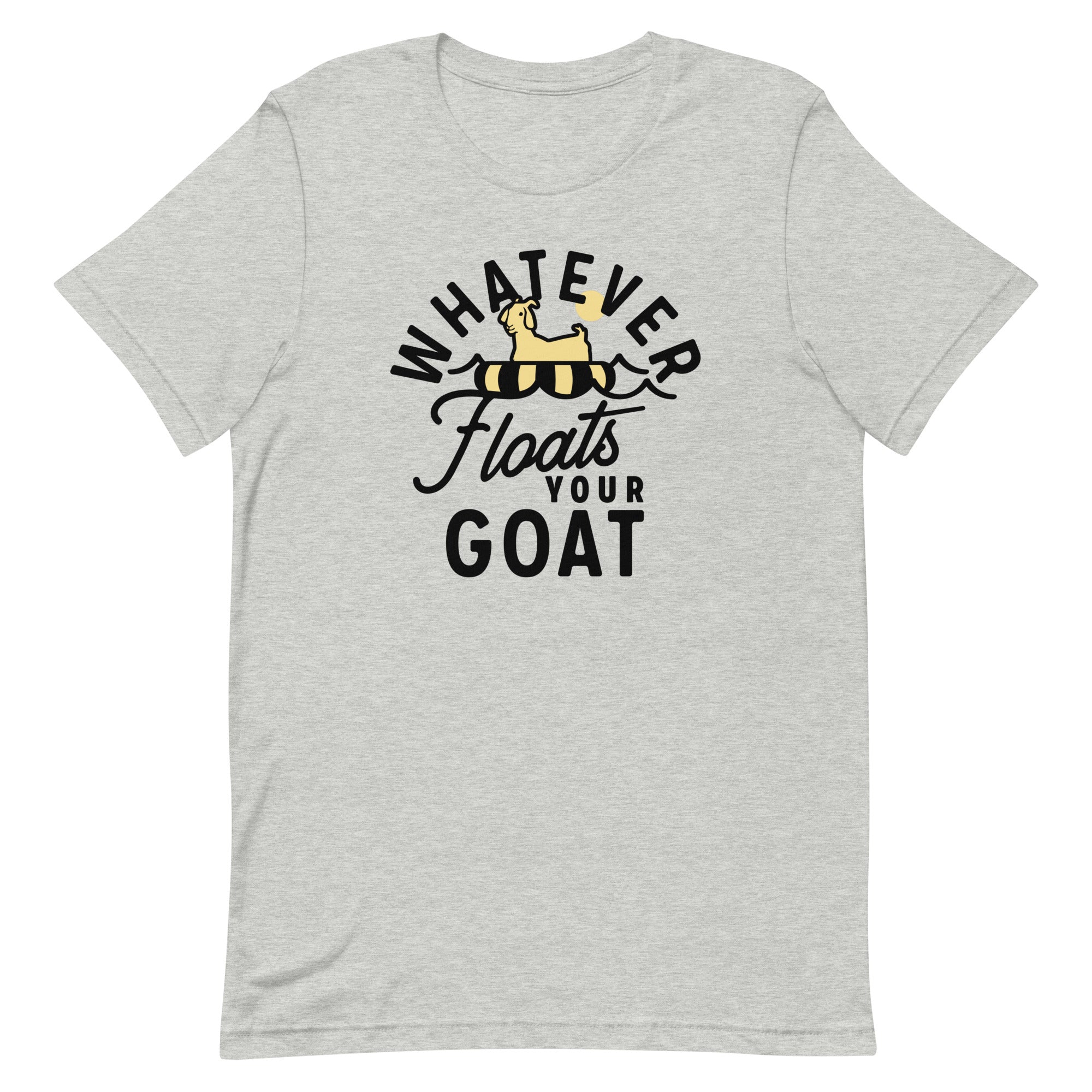 Whatever Floats Your Goat Men's Signature Tee Hoodie, Sweatshirt | PureTeeCo.com (Image 1)