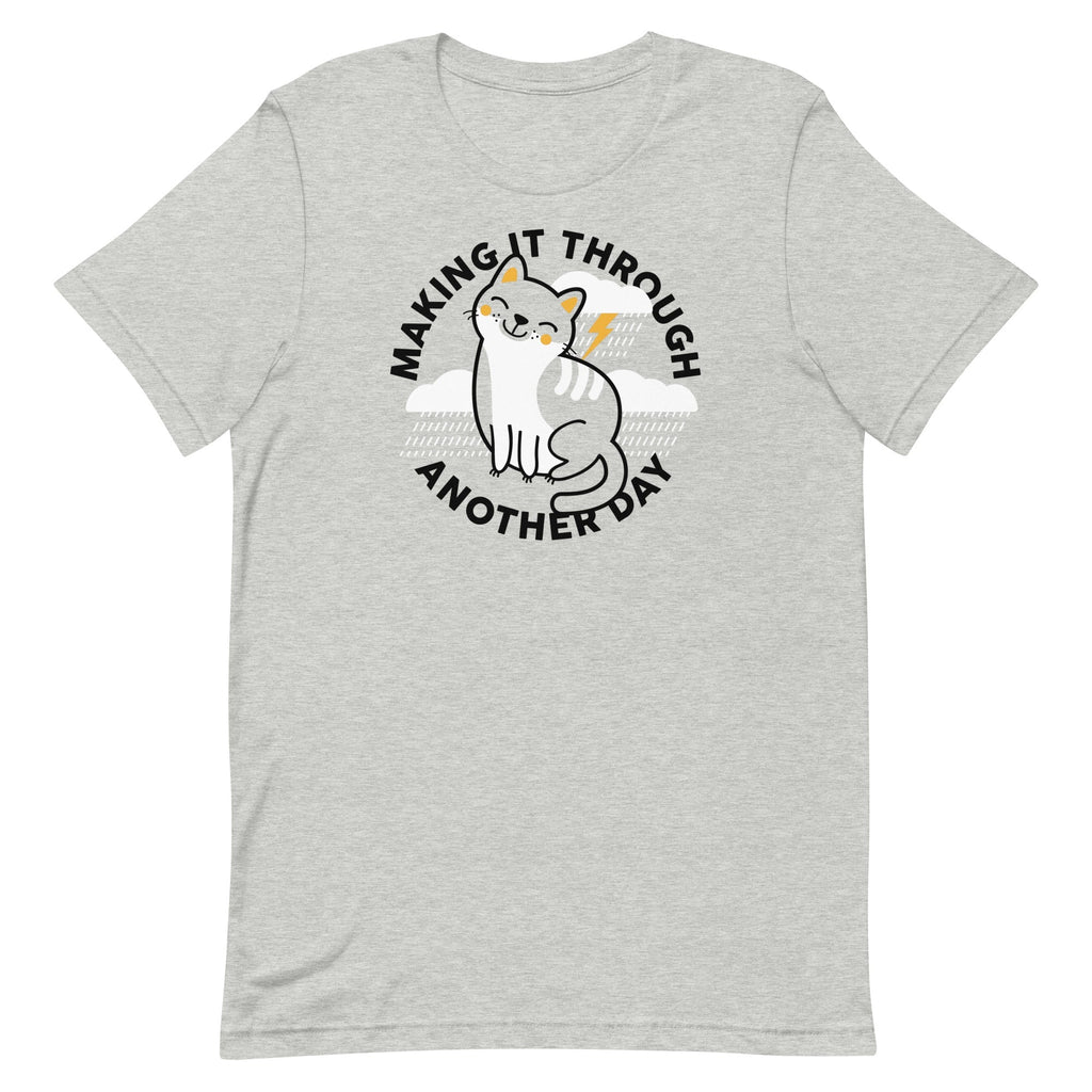 Making It Through Another Day Men's Signature Tee Hoodie, Sweatshirt | PureTeeCo.com (Image 4)