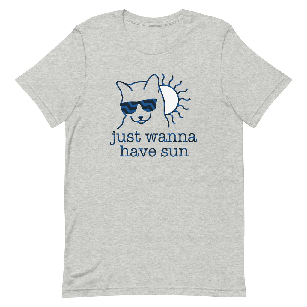 Just Wanna Have Sun Men's Signature Tee Hoodie, Sweatshirt | PureTeeCo.com (Image 3)