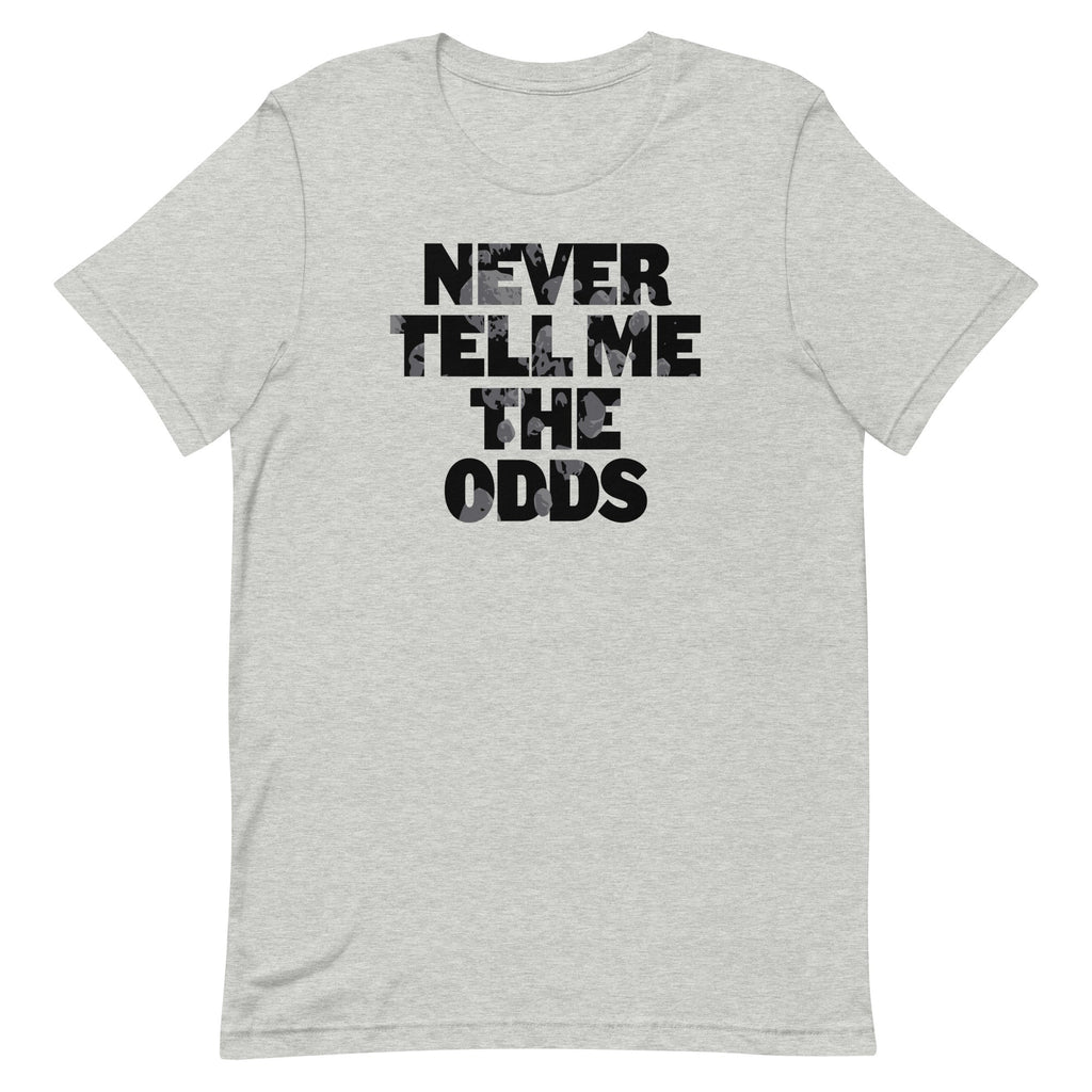 Never Tell Me The Odds Men's Signature Tee Hoodie, Sweatshirt | PureTeeCo.com (Image 4)