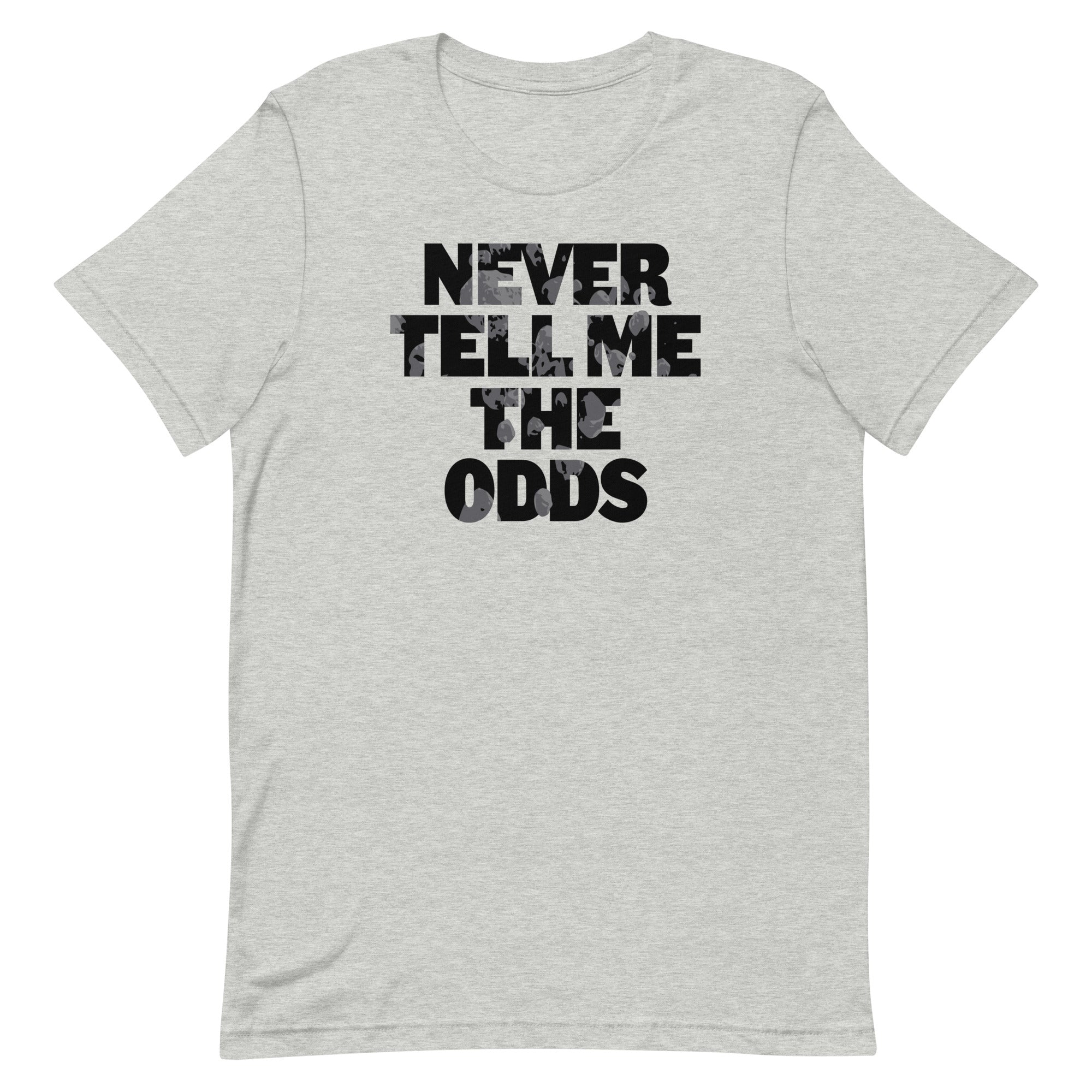Never Tell Me The Odds Men's Signature Tee Hoodie, Sweatshirt | PureTeeCo.com (Image 4)