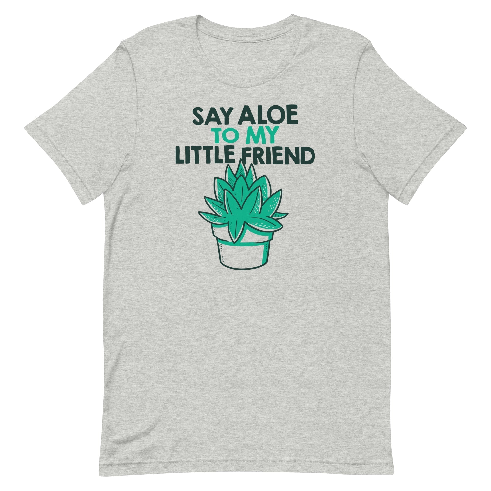 Say Aloe To My Little Friend Men's Signature Tee Hoodie, Sweatshirt | PureTeeCo.com (Image 2)