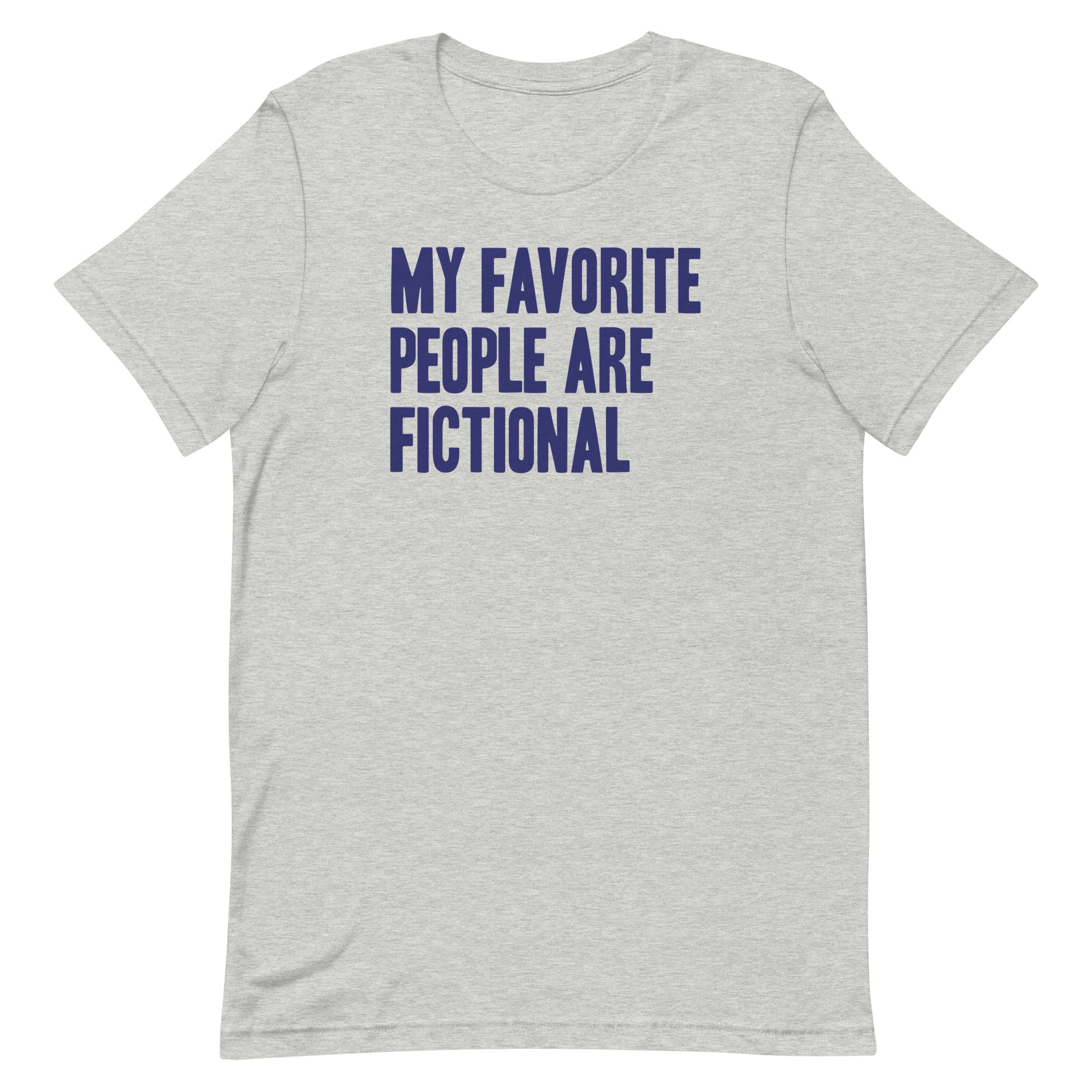 My Favorite People Are Fictional Men's Signature Tee Hoodie, Sweatshirt | PureTeeCo.com (Image 3)