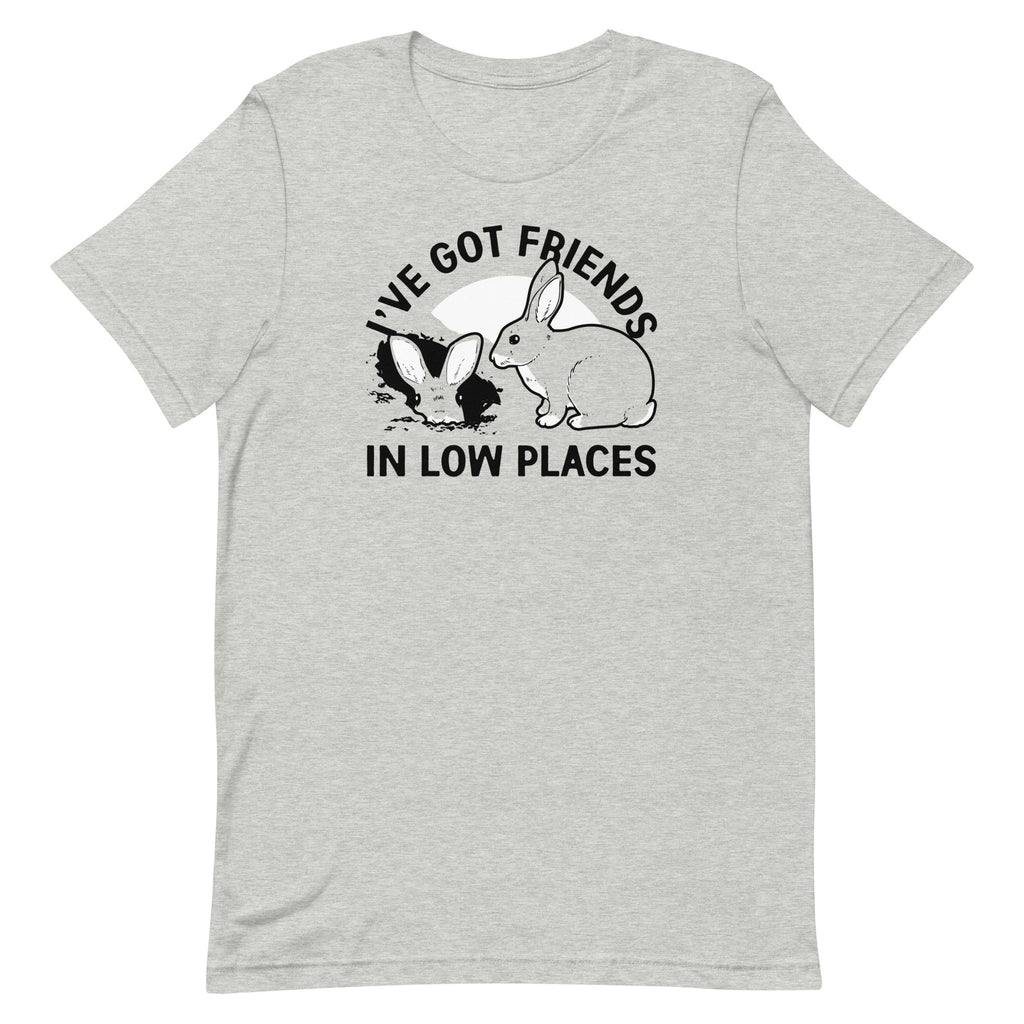 I've Got Friends In Low Places Men's Signature Tee Hoodie, Sweatshirt | PureTeeCo.com (Image 1)