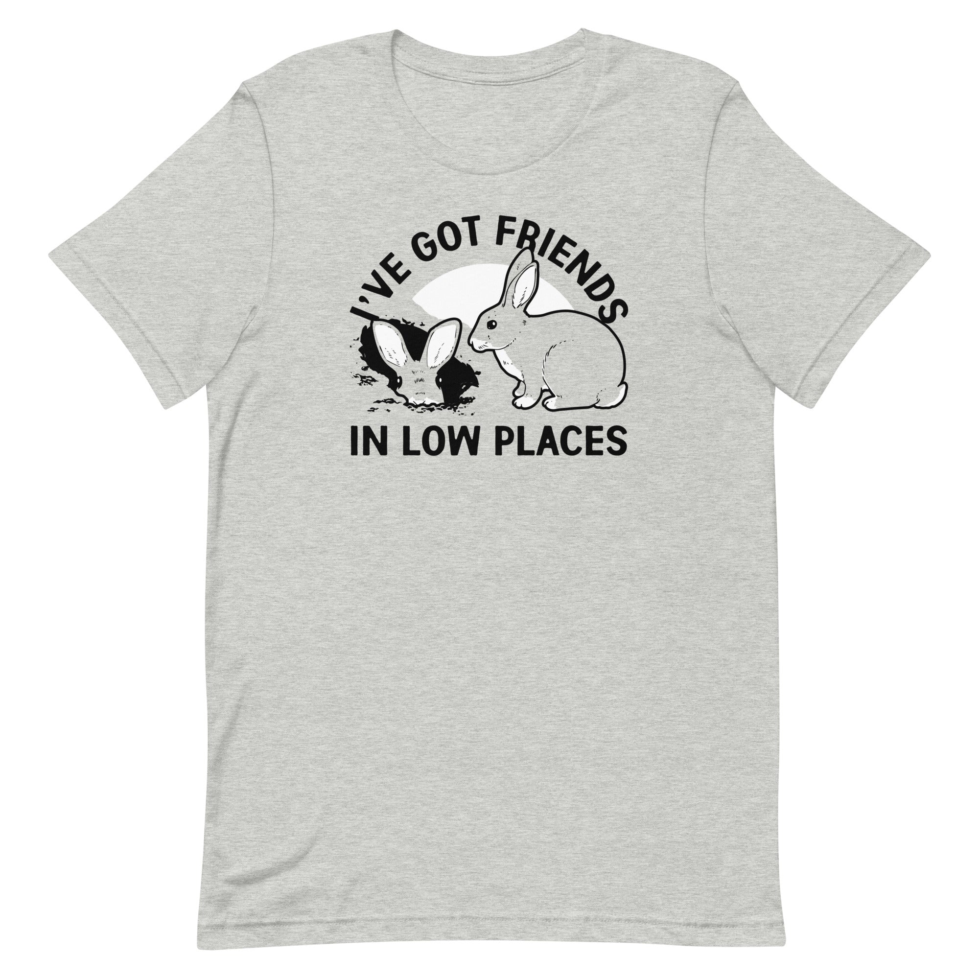 I've Got Friends In Low Places Men's Signature Tee Hoodie, Sweatshirt | PureTeeCo.com (Image 1)
