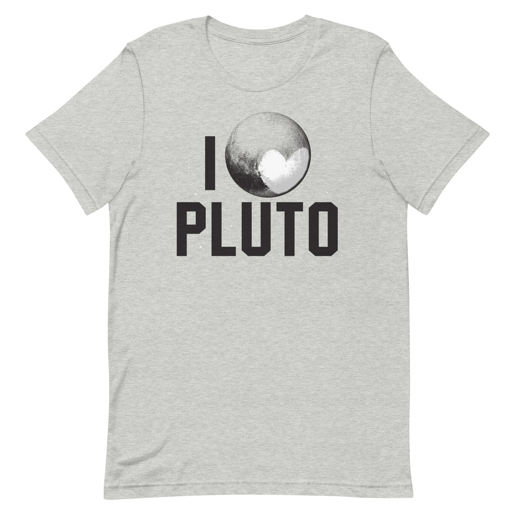 I Heart Pluto Men's Signature Tee Hoodie, Sweatshirt | PureTeeCo.com (Image 1)