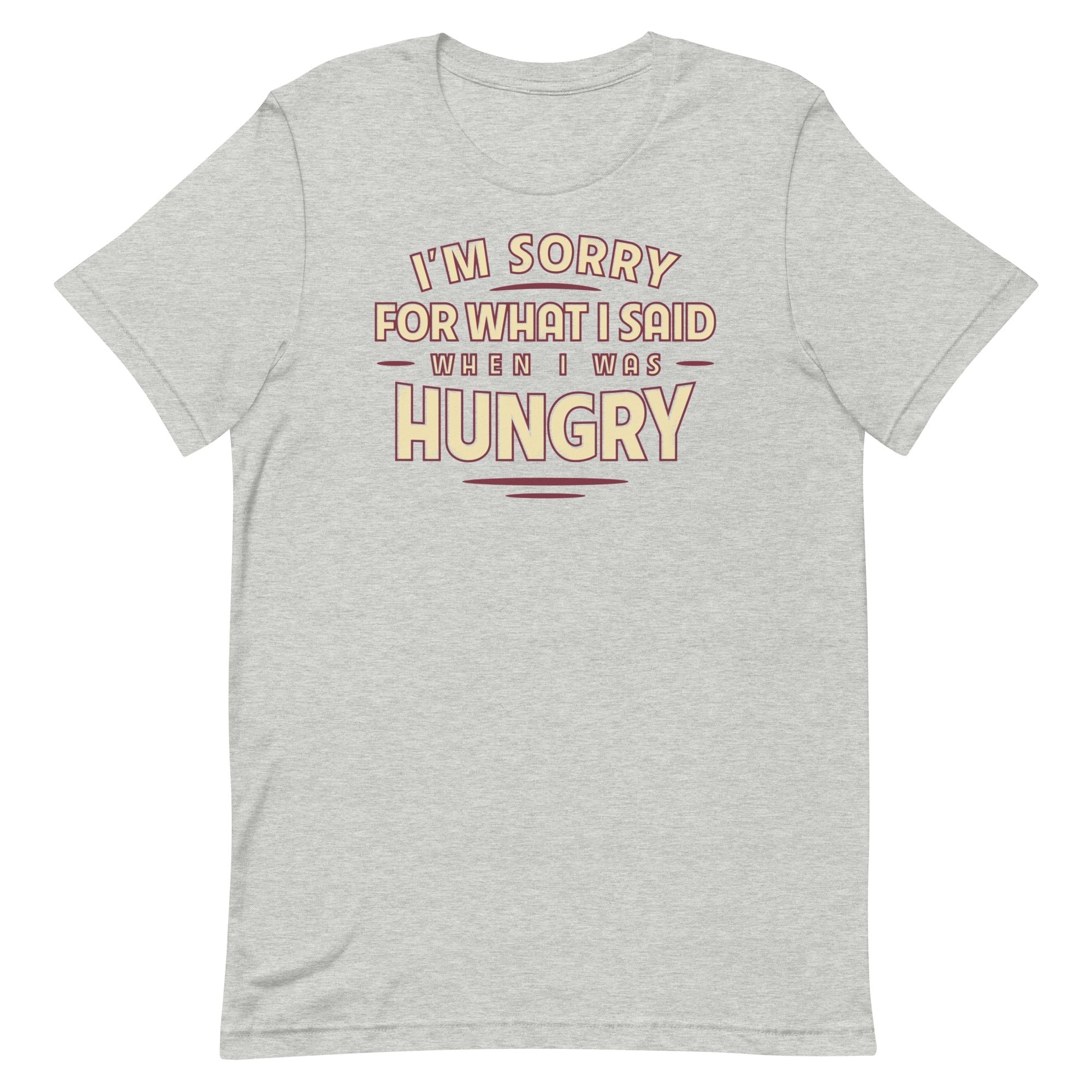 What I Said When I Was Hungry Men's Signature Tee Hoodie, Sweatshirt | PureTeeCo.com (Image 3)