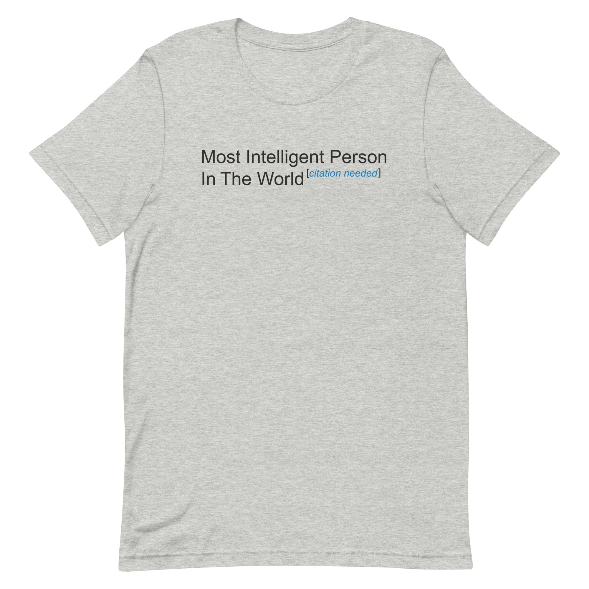 Most Intelligent Person in the World Citation Needed Men's Signature Tee Hoodie, Sweatshirt | PureTeeCo.com (Image 4)