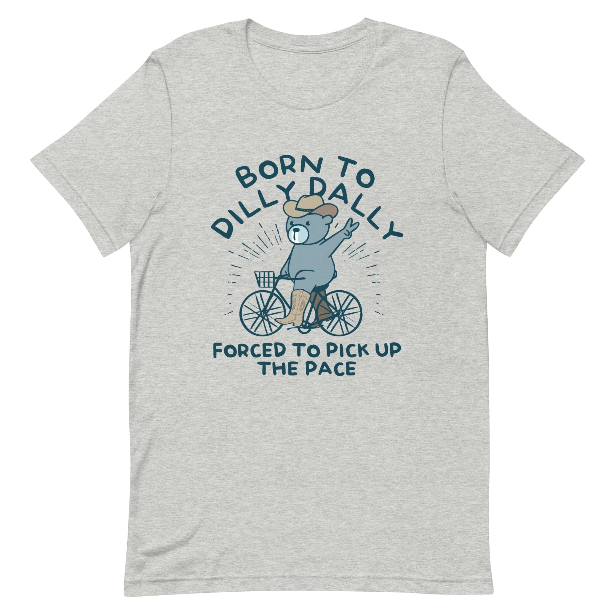 Born To Dilly Dally Forced To Pick Up The Pace Men's Signature Tee Hoodie, Sweatshirt | PureTeeCo.com (Image 2)